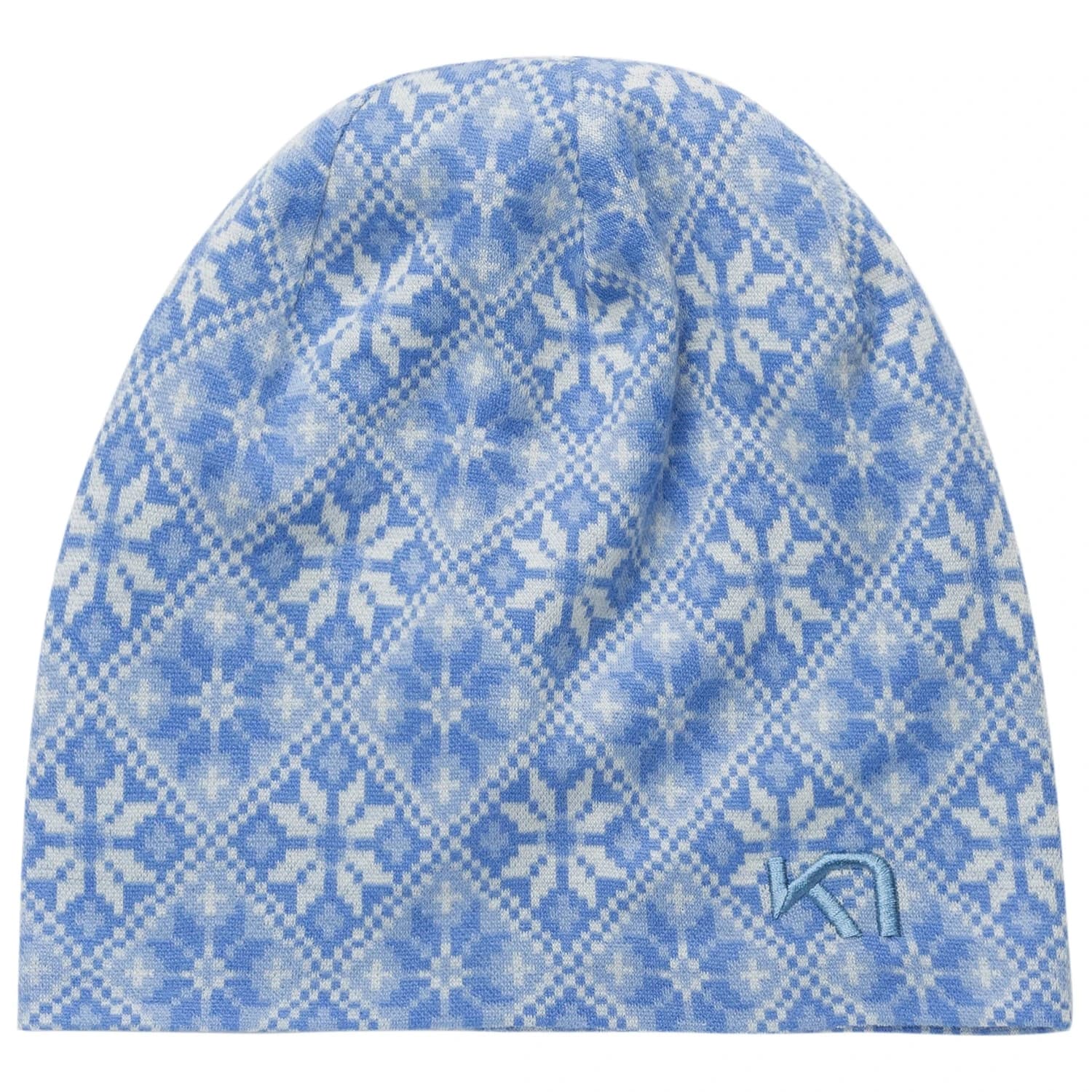 Дамска зимна шапка (beanie) Kari traa Women's Rose Beanie - Pastel Light Blue