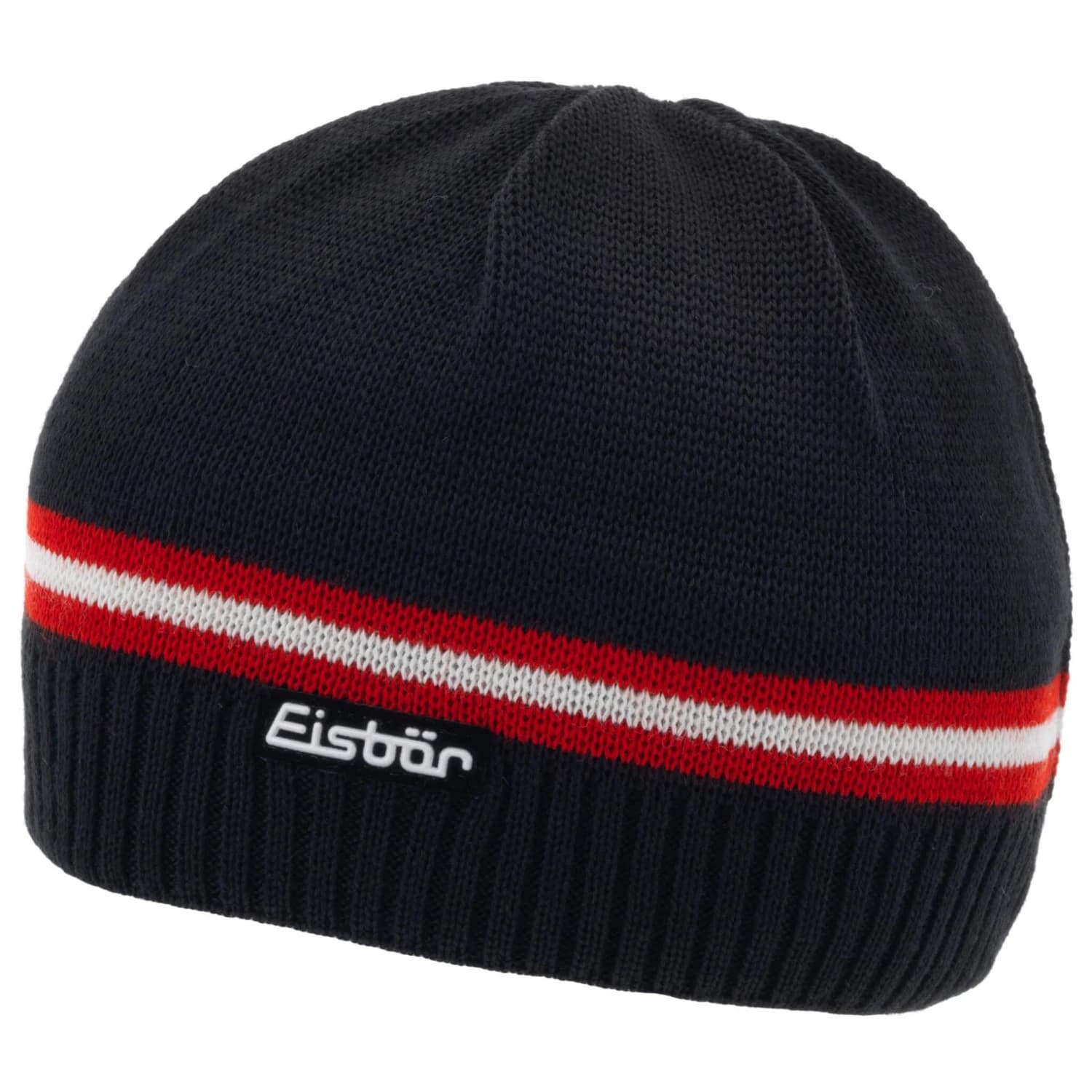 Зимна шапка (beanie) Eisbär Mountain MÜ XL Beanie - Black / Red