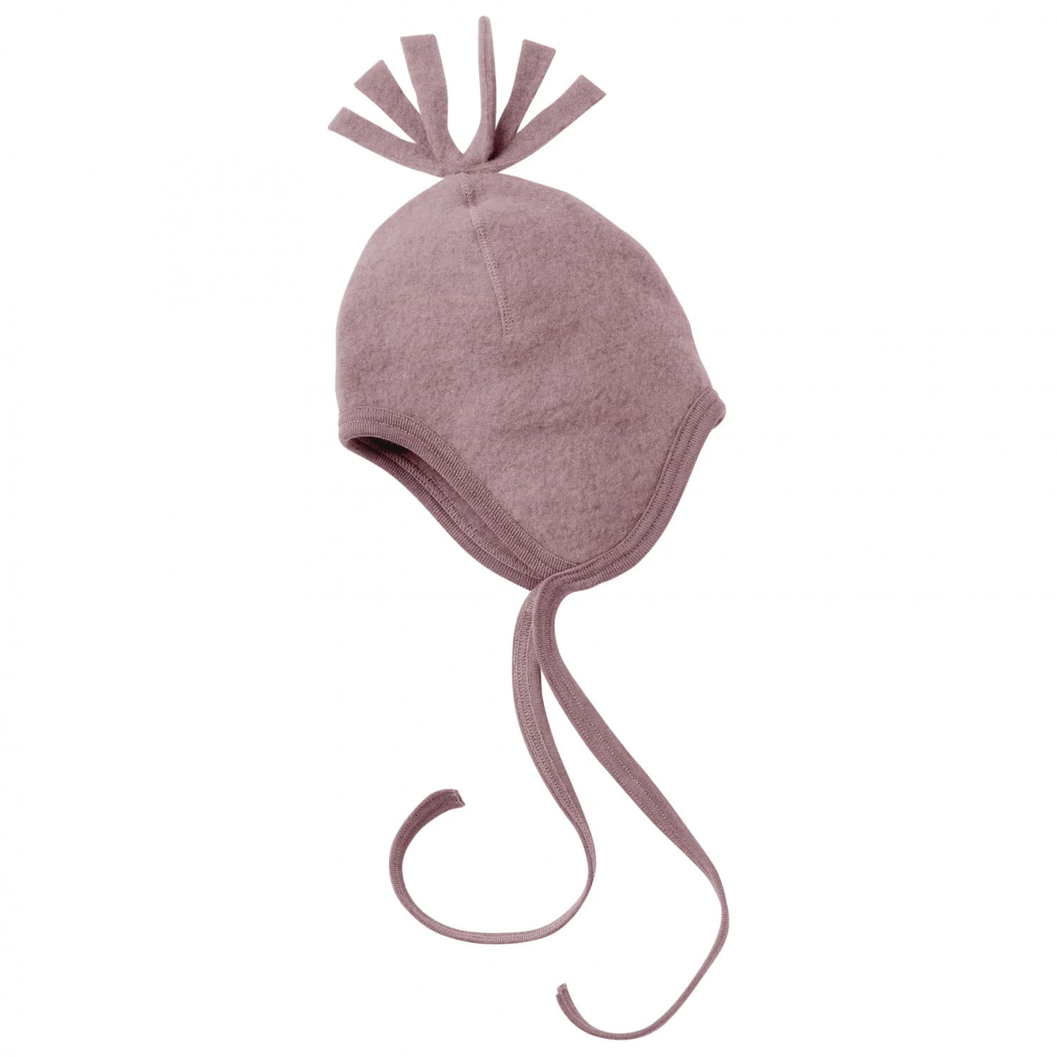 Зимна шапка (beanie) Engel Baby Hat, Wool Fleece Beanie - Rosenholz Melange