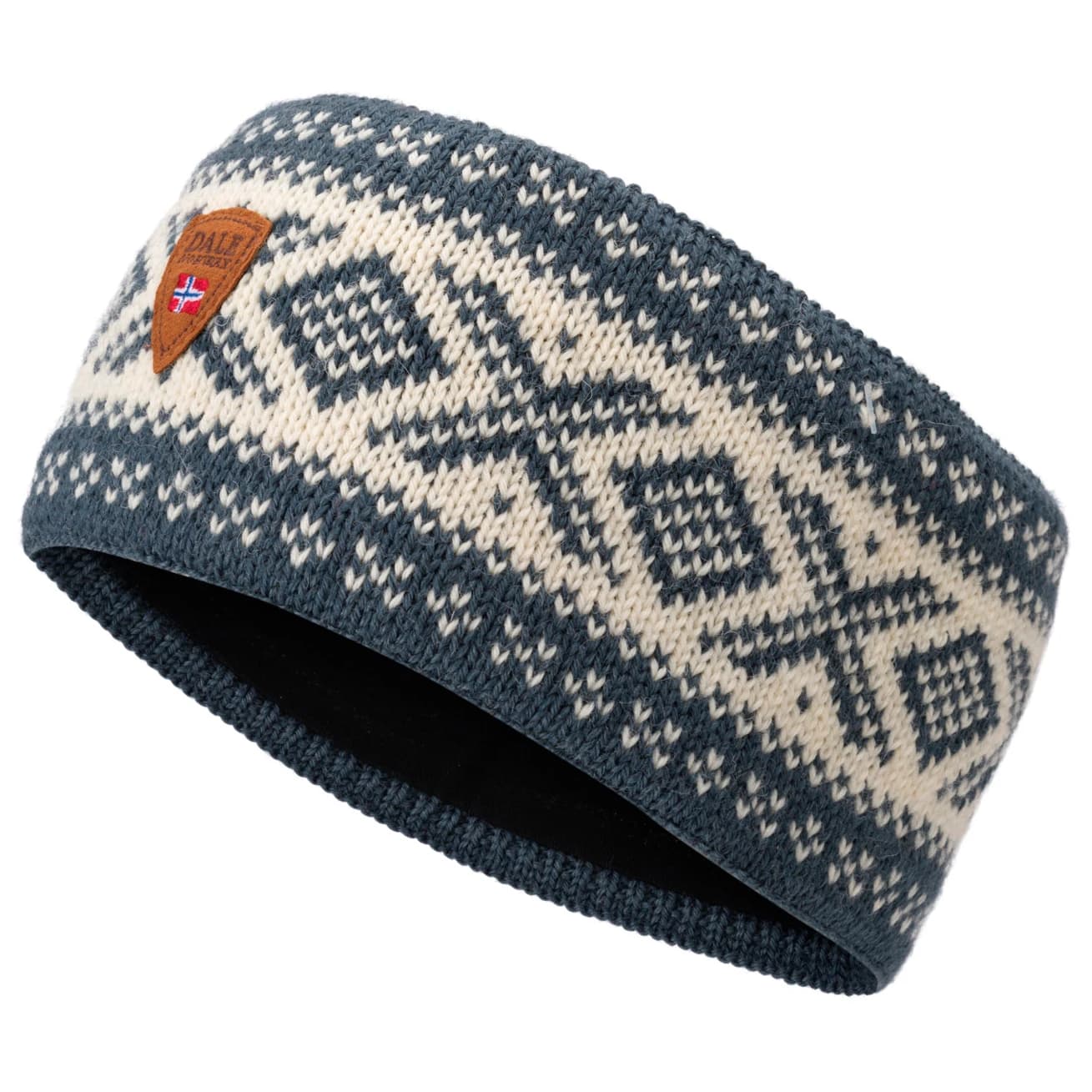 Лента за глава Dale of norway Cortina 1956 Headband - Steel / Off White
