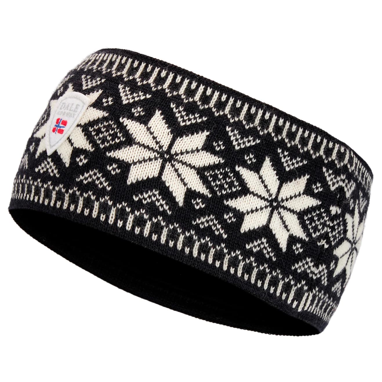 Лента за глава Dale of norway Garmisch Headband - Black / Off White / Dark Charcoal