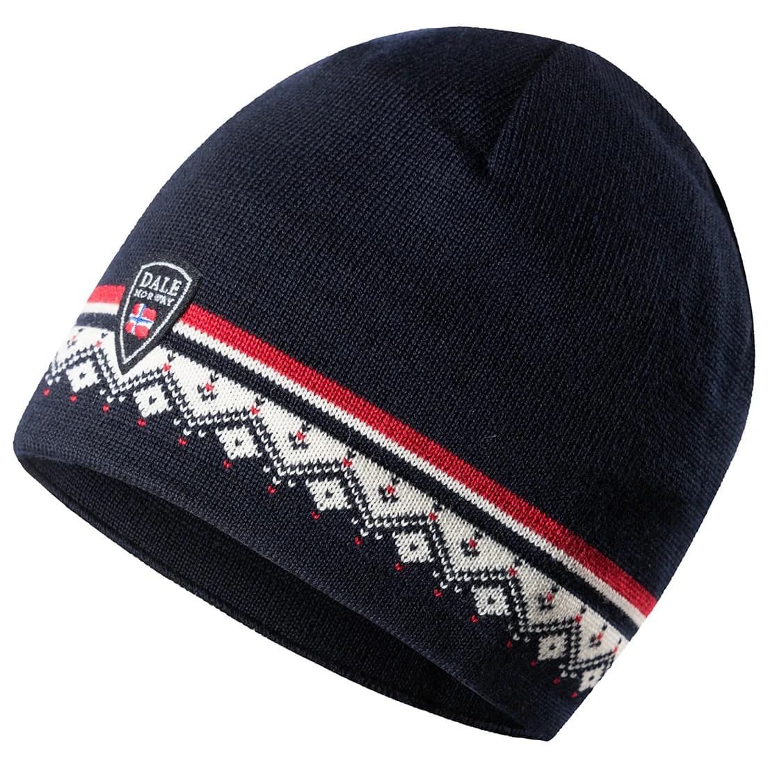 Зимна шапка (beanie) Dale of norway Moritz Hat Beanie - Navy / Off White / Raspberry