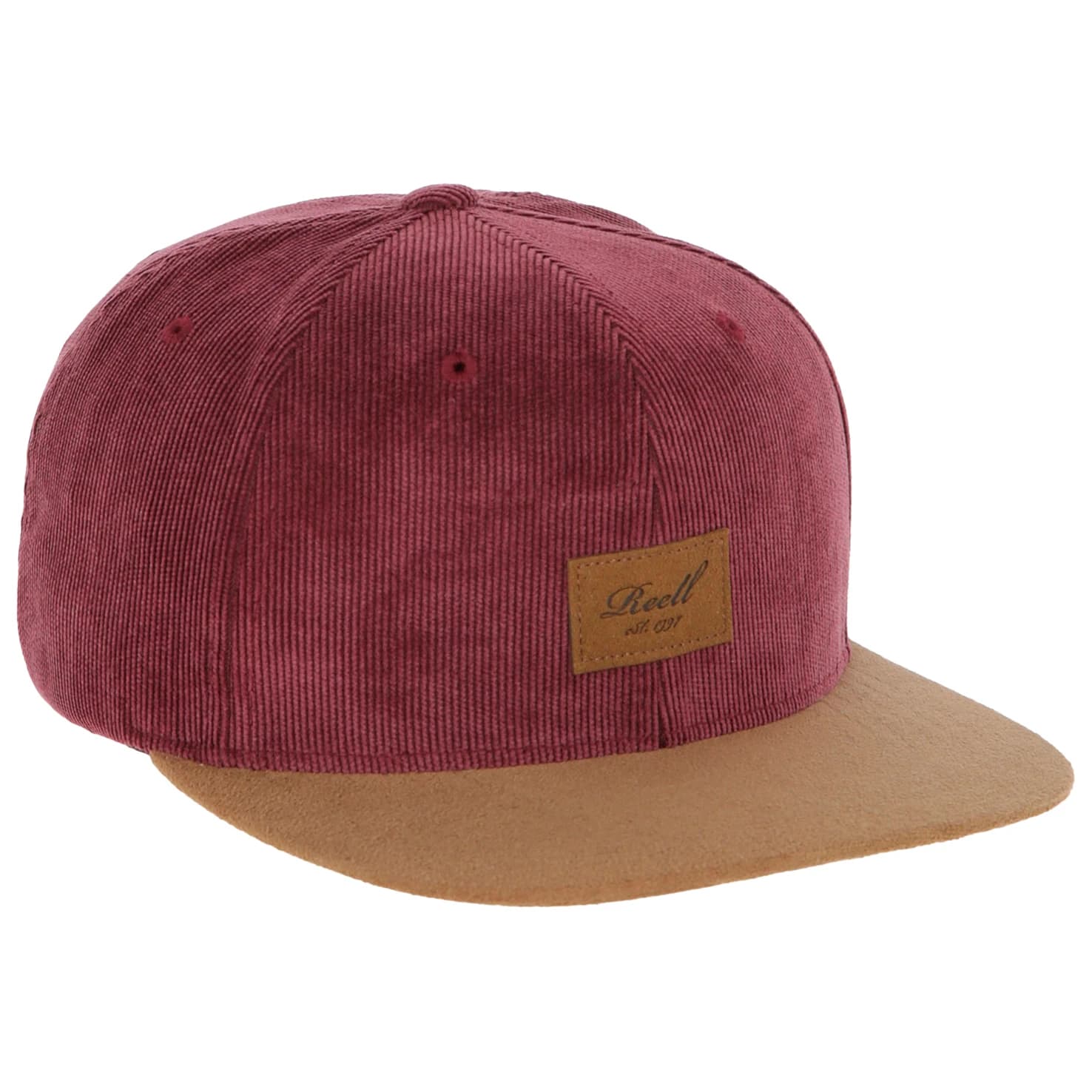 Шапка с козирка Reell Suede Cap - Burgundy