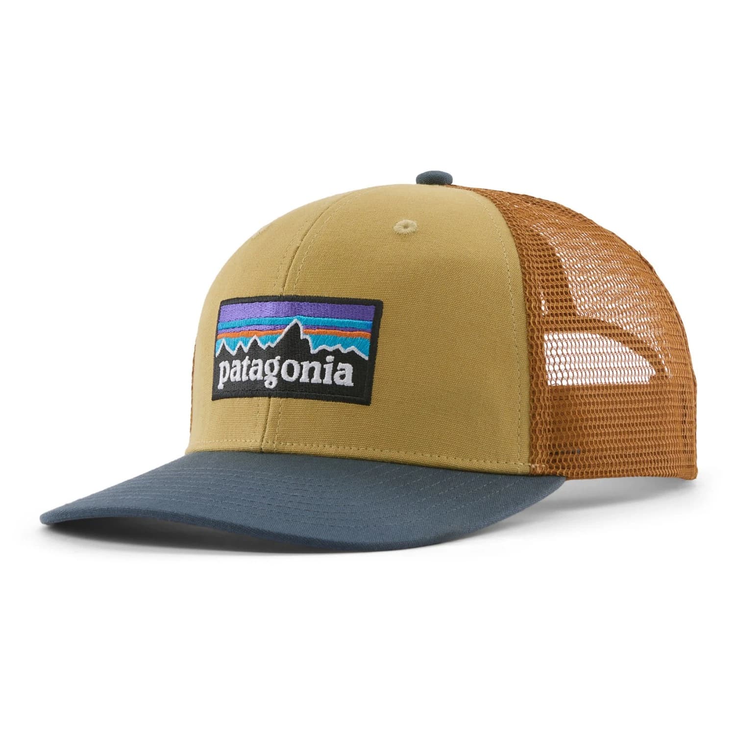 Шапка с козирка Patagonia P-6 Logo Trucker Hat Cap - Lynx Tan