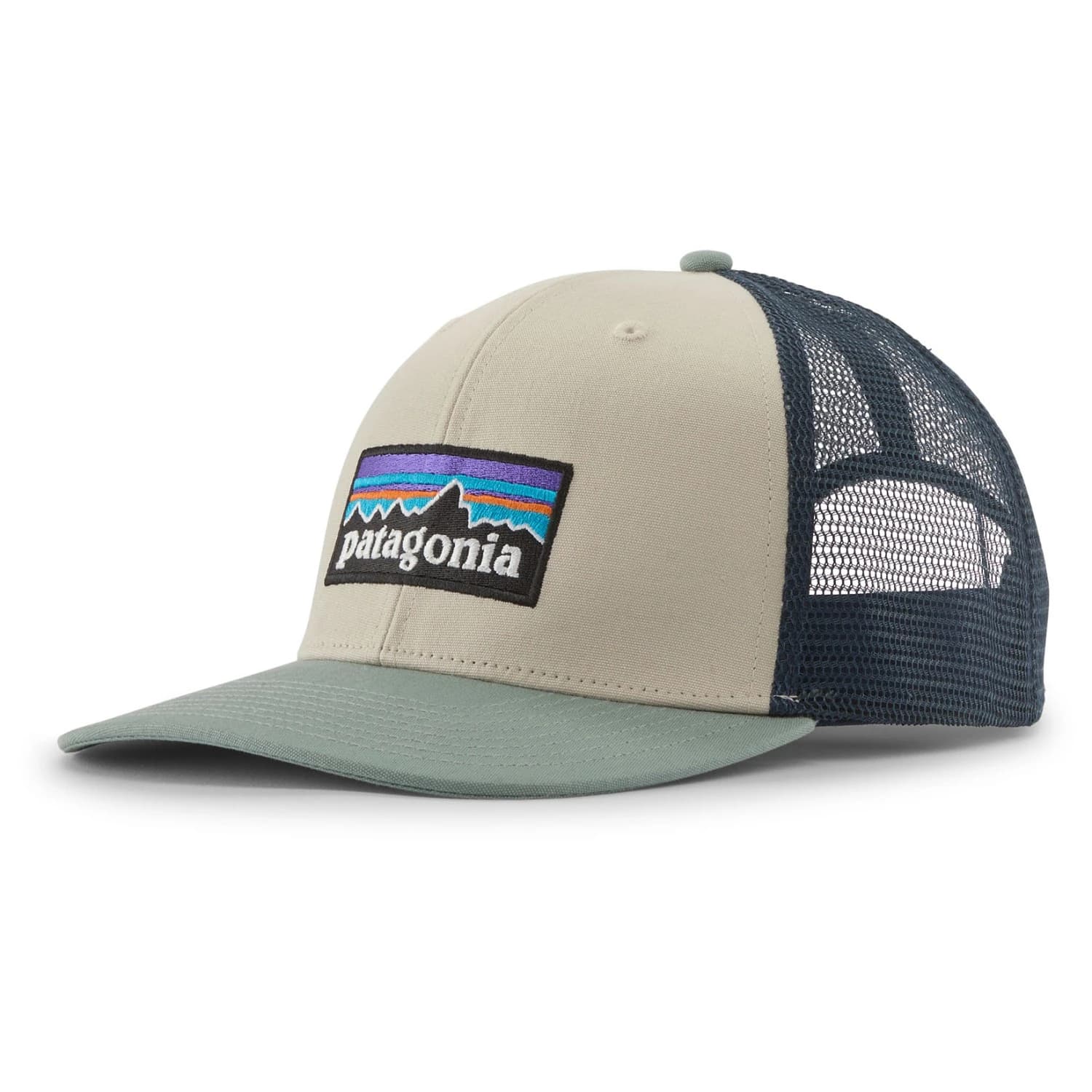 Шапка с козирка Patagonia P-6 Logo Trucker Hat Cap - Pumice