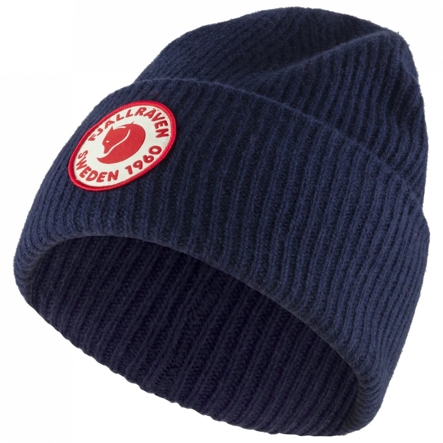 Зимна шапка (beanie) Fjällräven 1960 Logo Hat Beanie - Dark Navy