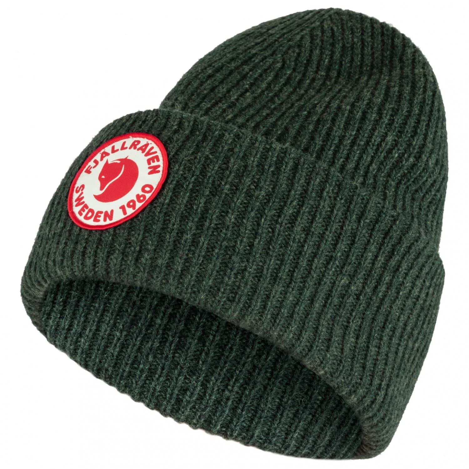 Зимна шапка (beanie) Fjällräven 1960 Logo Hat Beanie - Deep Forest