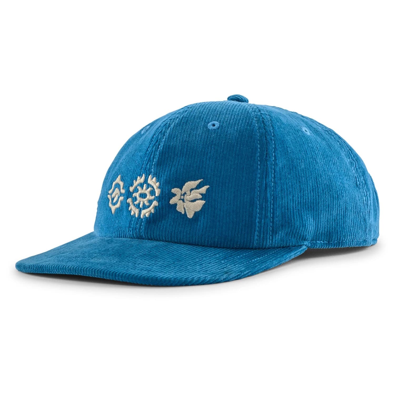Шапка с козирка Patagonia Corduroy Cap - Kaleido Flowers: Shore Blue