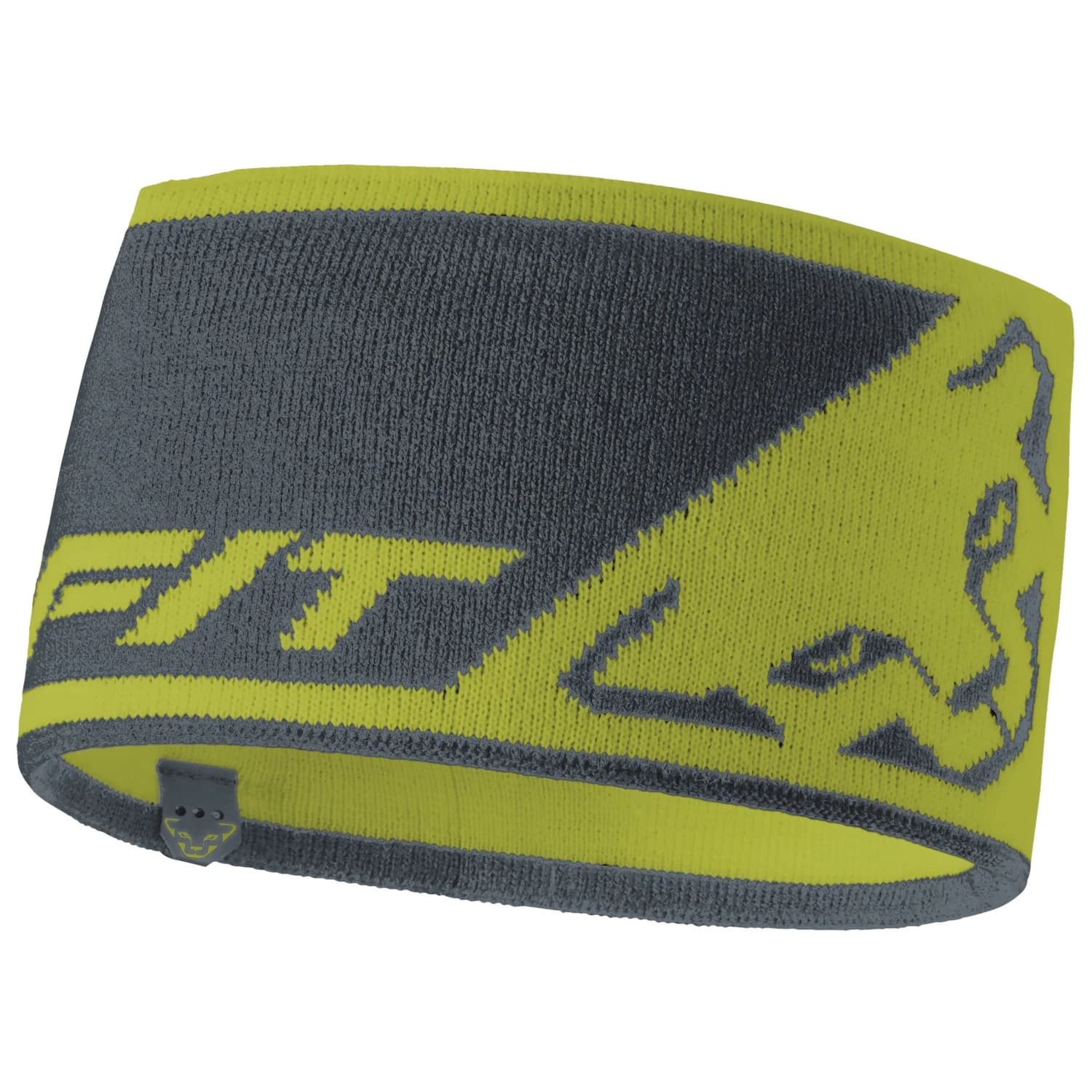 Лента за глава Dynafit Leopard Logo Headband - Golden Lime