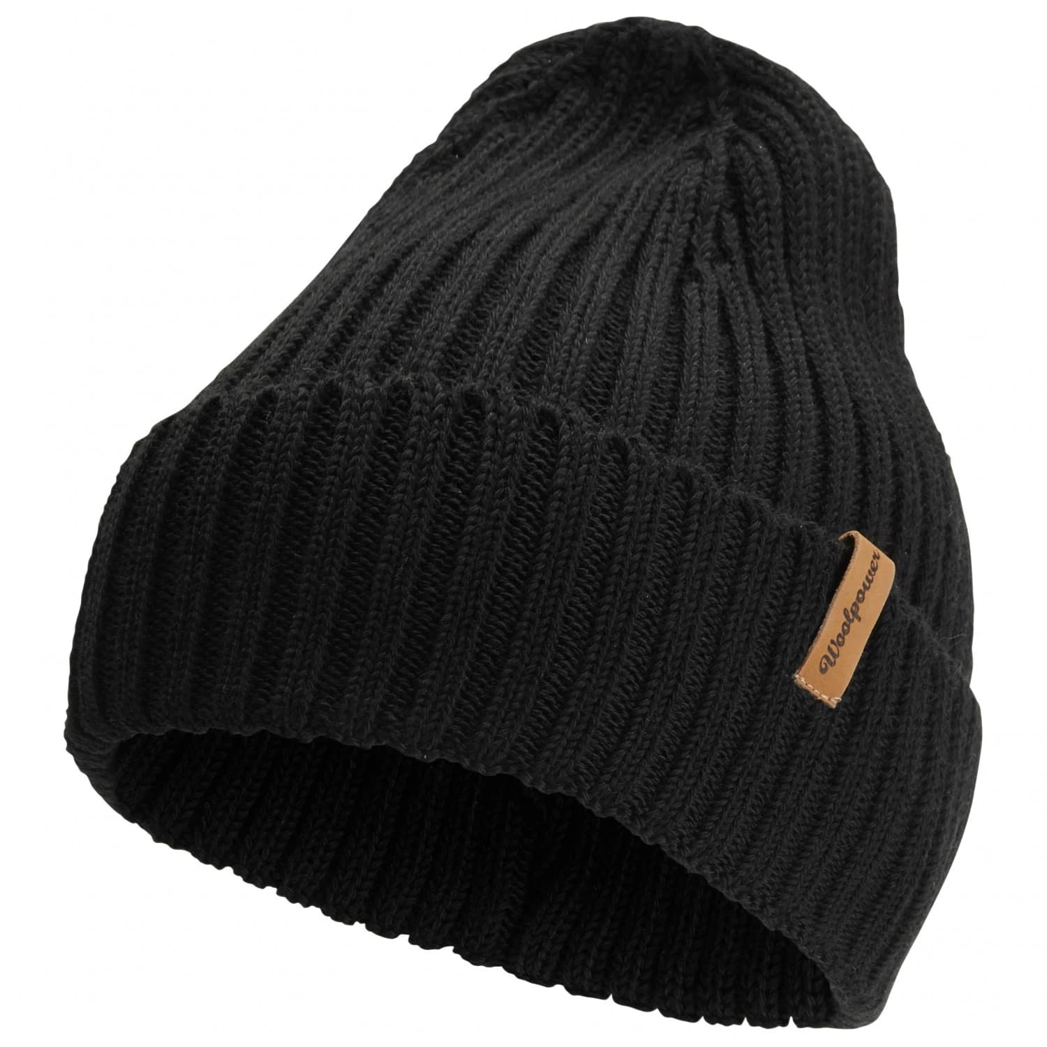 Зимна шапка (beanie) Woolpower Beanie Rib Beanie - Black