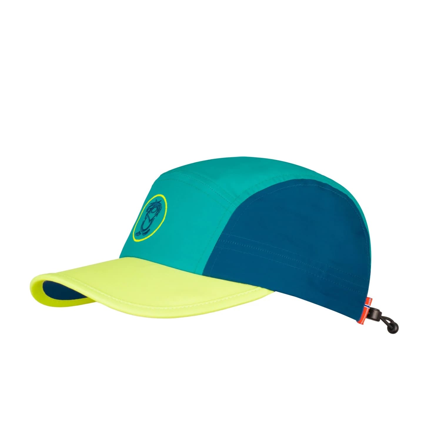 Детска шапка с козирка Trollkids Kid's Troll Cap - Sea Green / Spring Leaf / Madeira Blue