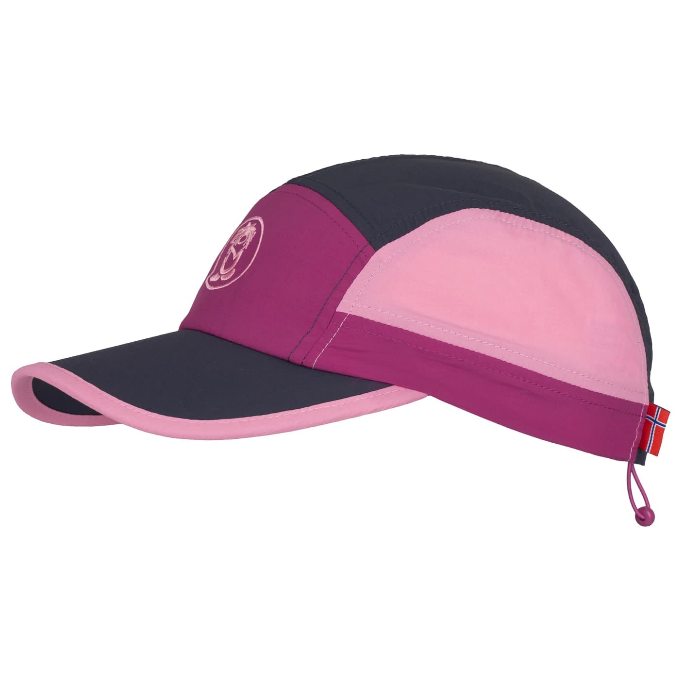 Детска шапка с козирка Trollkids Kid's Troll Cap - Fresh Berry / Candy Pink / Graphite