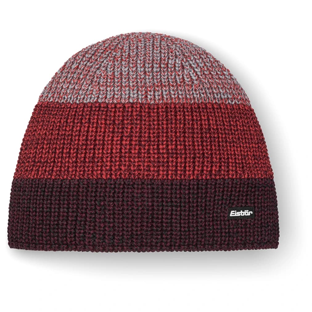 Зимна шапка (beanie) Eisbär Caris Beanie - Nightredmel / Crimsonskymel / Grau