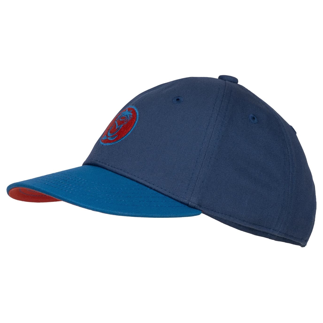 Детска шапка с козирка Trollkids Kid's Kroksand Cap - Mystic Blue / Summernight Blue / Red Clay