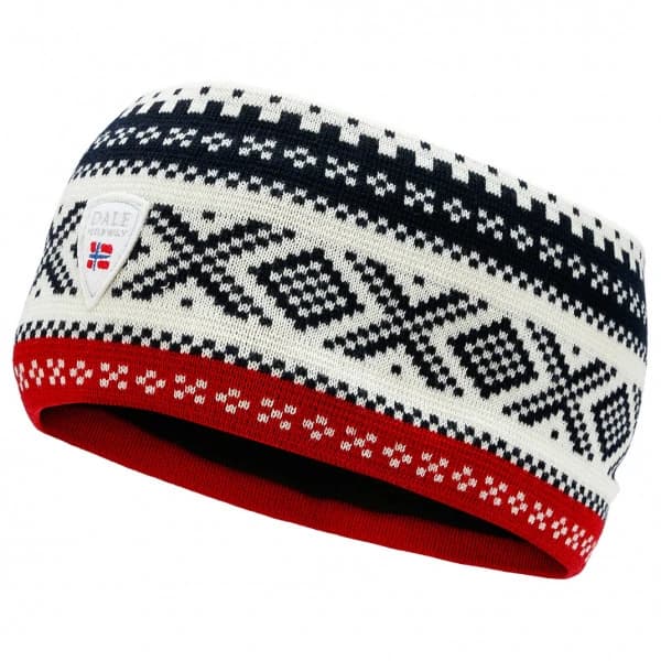 Лента за глава Dale of norway Dystingen Headband - Navy / Off-White / Raspberry