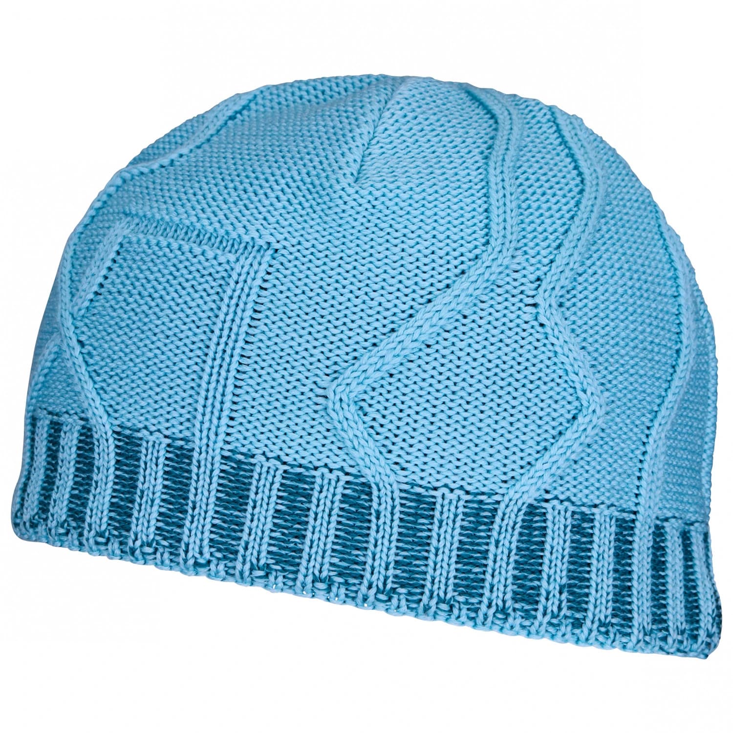 Зимна шапка (beanie) Ortovox Merino Tangram Knit Beanie - Ice Waterfall