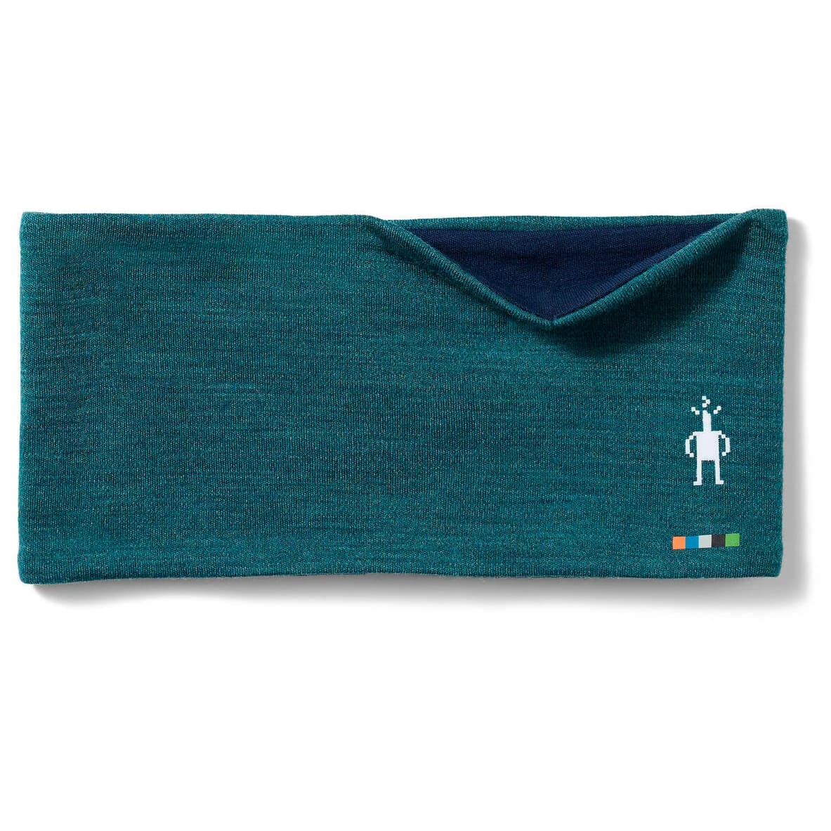 Лента за глава Smartwool Thermal Merino Reversible Headband - Dark Teal Heather