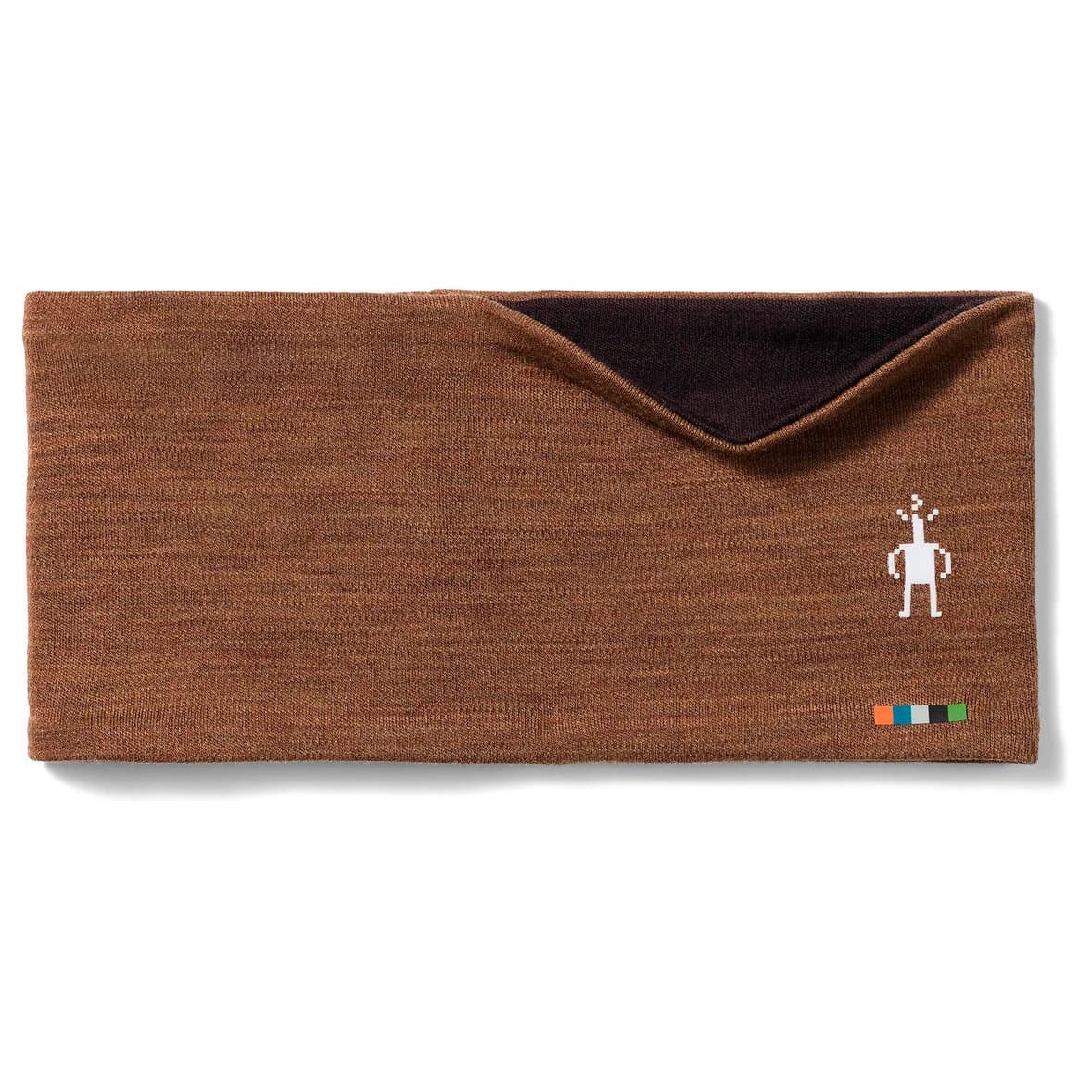 Лента за глава Smartwool Thermal Merino Reversible Headband - Mocha Heather