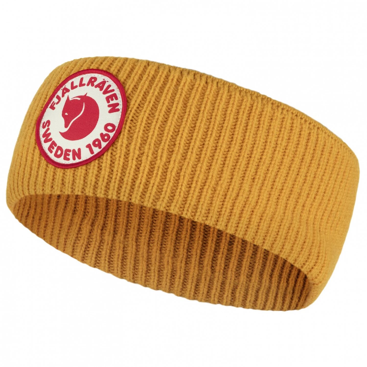 Лента за глава Fjällräven 1960 Logo Headband - Mustard Yellow