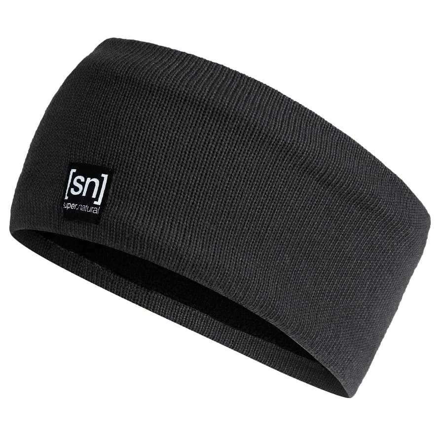 Лента за глава Super.natural Riffler Headband Beanie - Jet Black