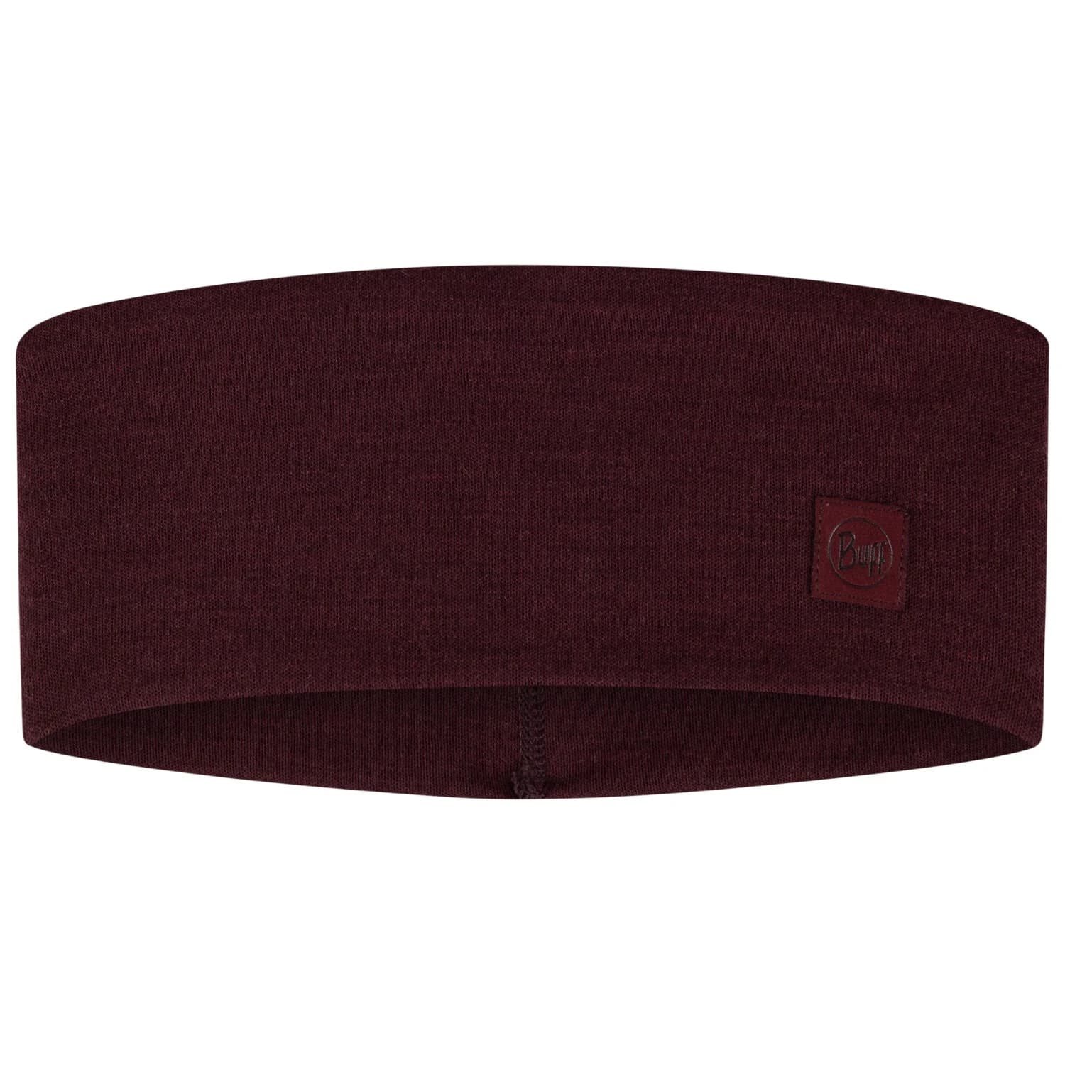 Лента за глава Buff Merino Wide Headband - Solid Garnet