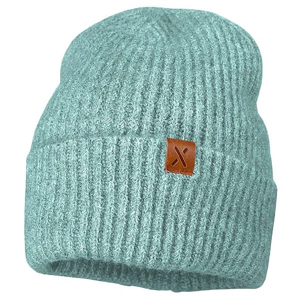 Зимна шапка (beanie) maximo Girl's Mütze mit Umschlag gerippt Beanie - Seaweed