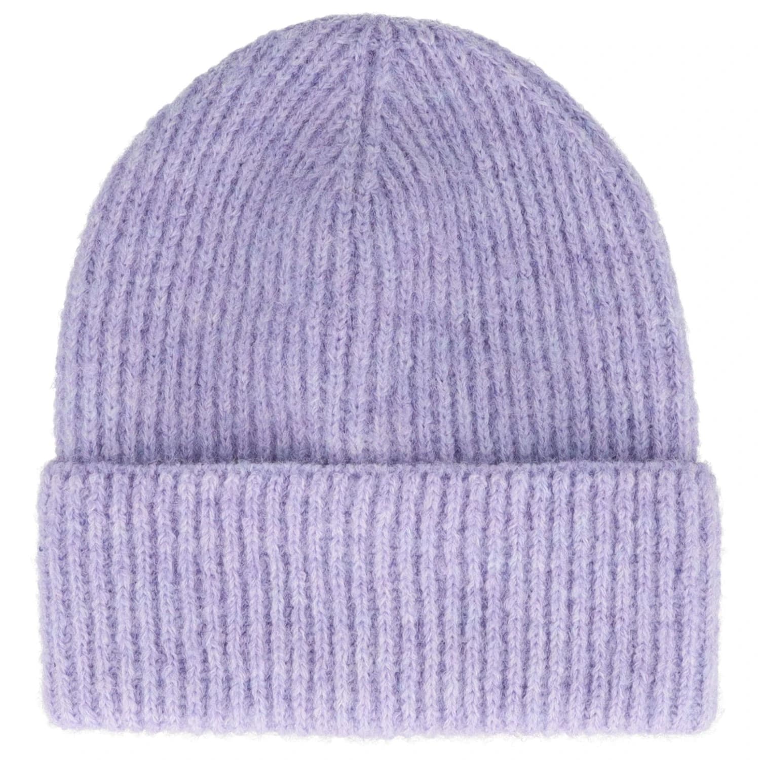 Зимна шапка (beanie) maximo Girl's Mütze mit Umschlag gerippt Beanie - Lilac