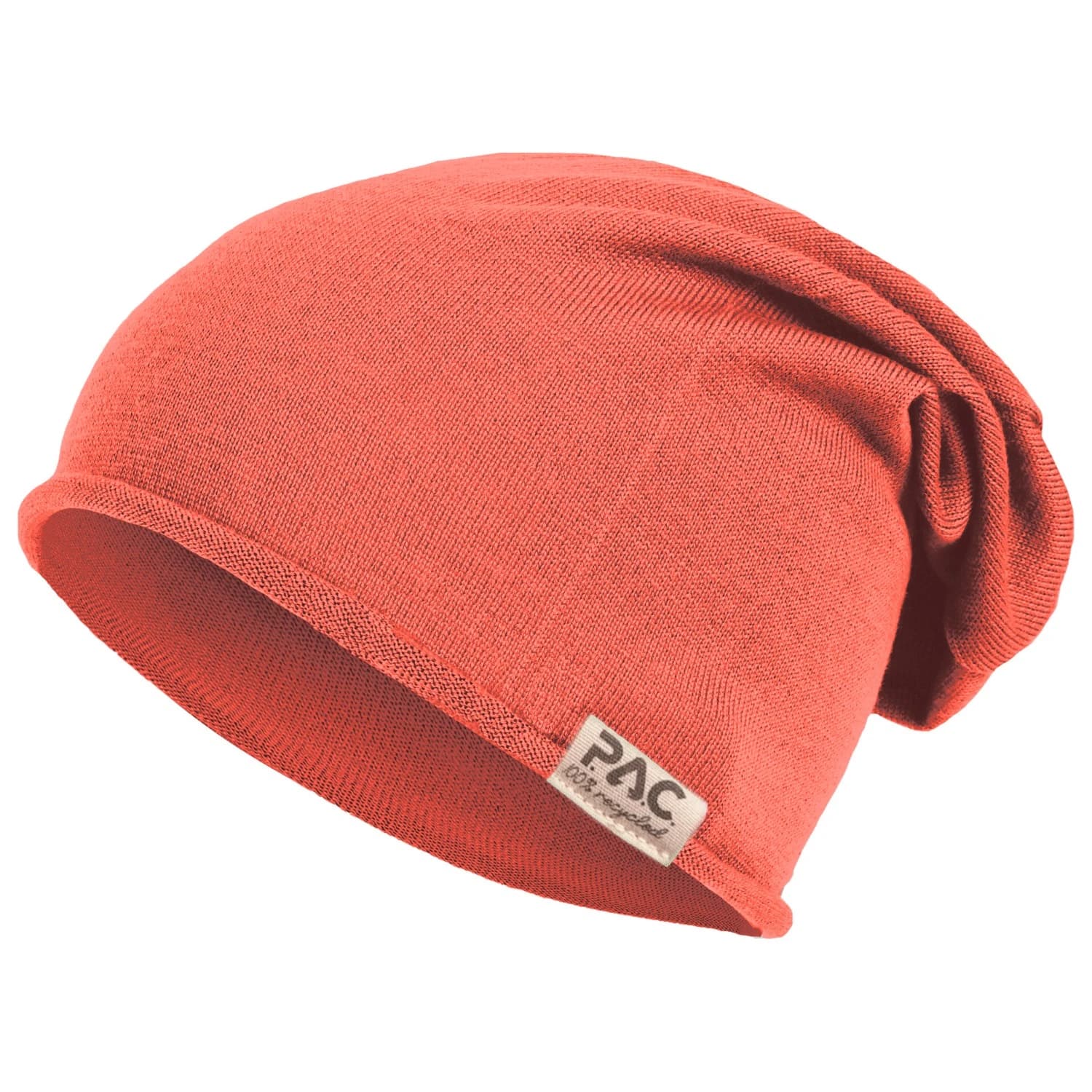 Мъжка зимна шапка (beanie) P.A.C. Nature Merin 100% Recycled Merino Beanie - Coral