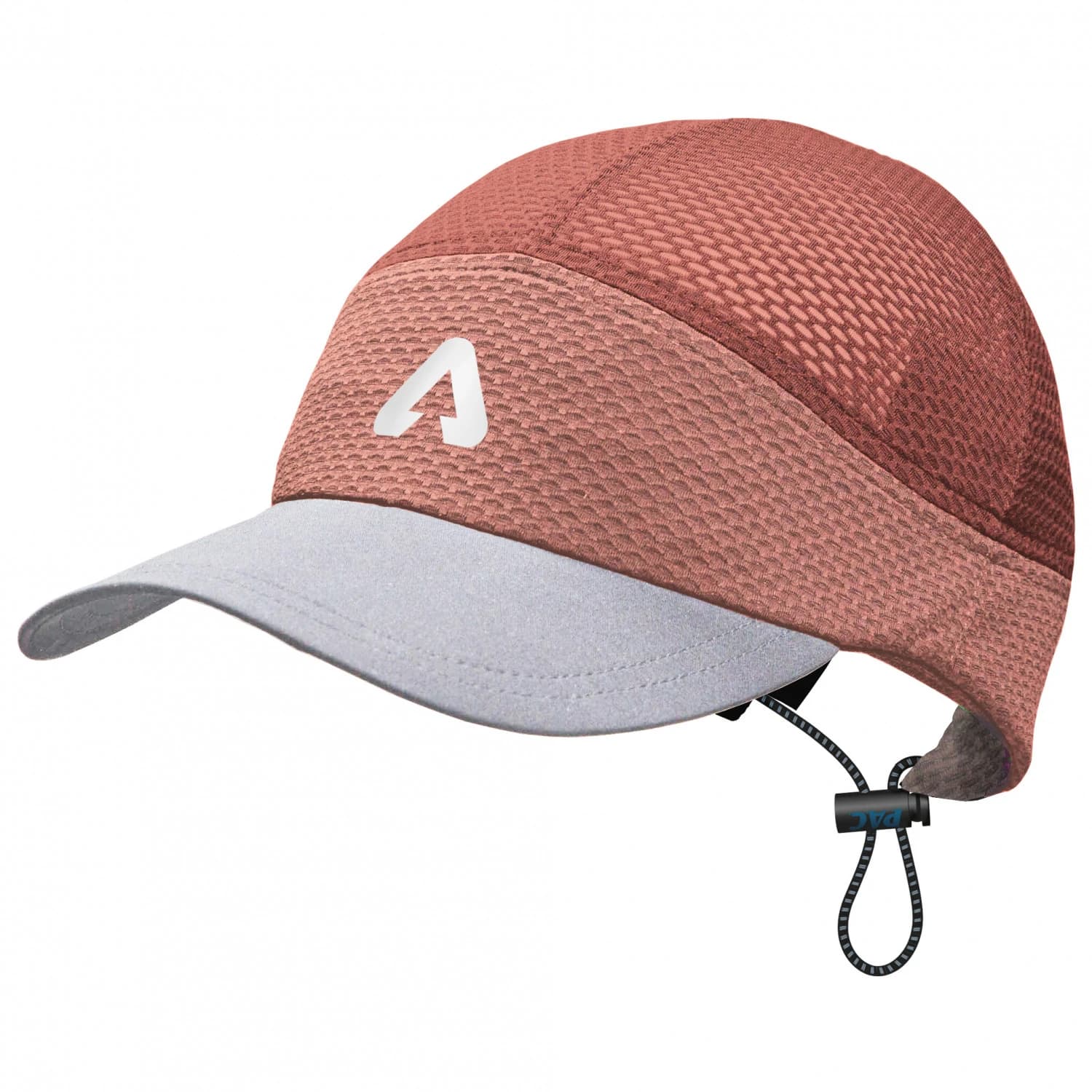 Шапка с козирка P.A.C. Mesh Run Cap - Salmon / Grey