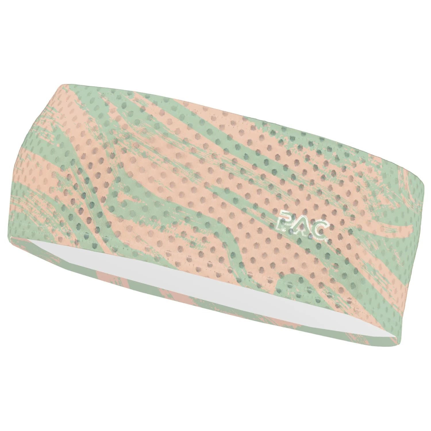 Лента за глава P.A.C. Reflector Headband - Peach / Mint Strokes