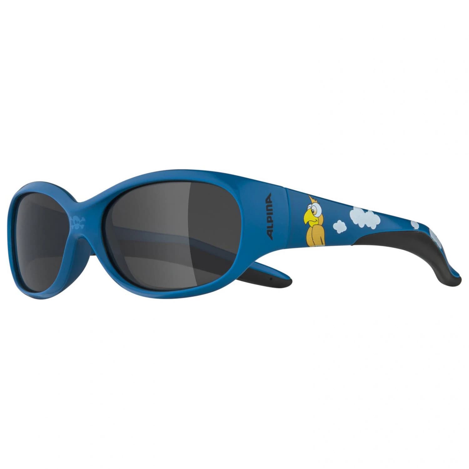 Детски слънчеви очила Alpina Flexxy Kids Black S3 Sunglasses - Blue Pirat Gloss / Black