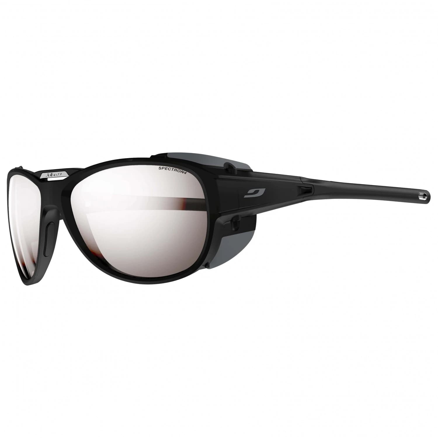 Алпийски очила Julbo Explorer 2.0 Spectron 4 Glacier glasses - Matt Black / Grey / Brown Flash Silver