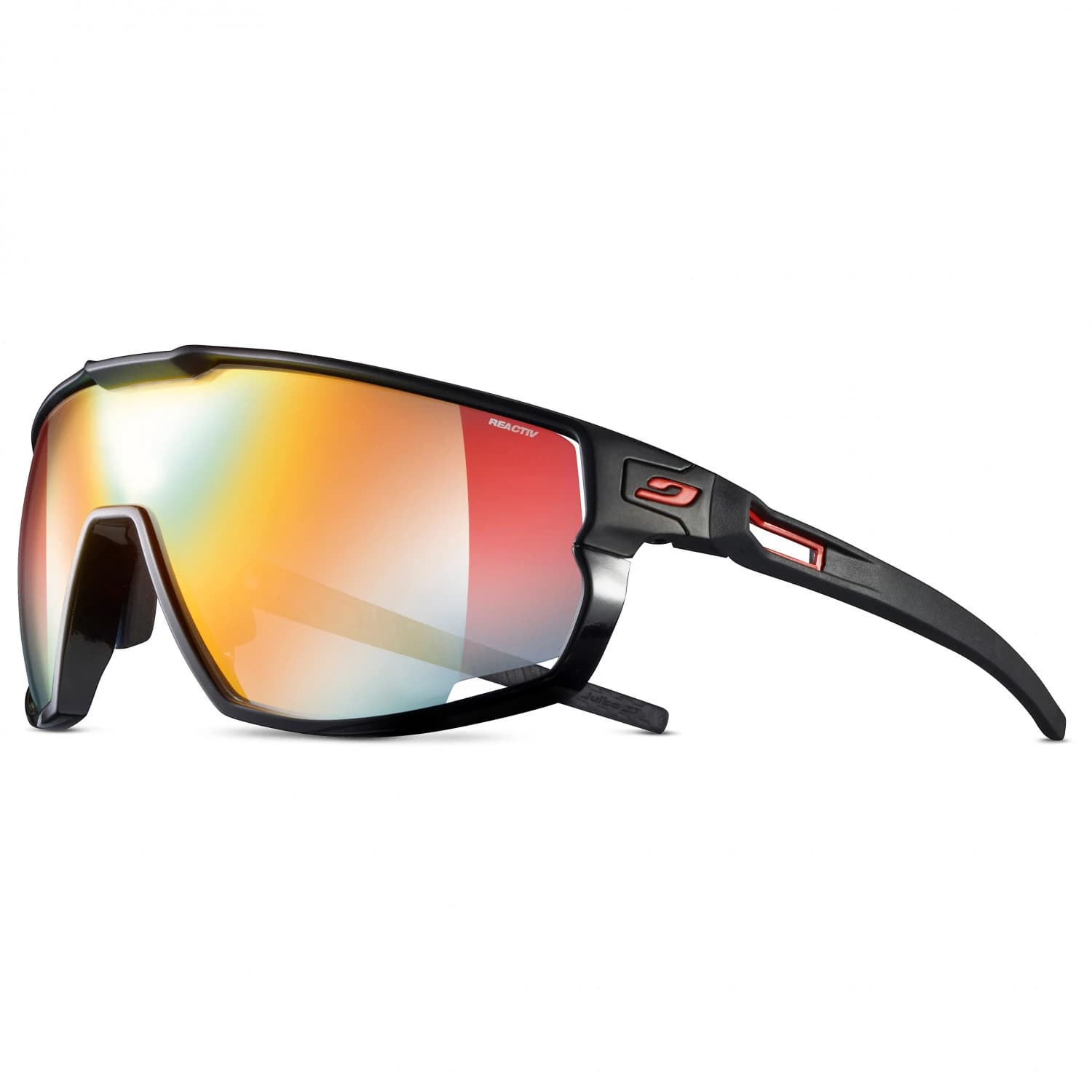 Очила за колоездене Julbo Rush Reactiv Performance S1-3 (VLT 17 / 75%) Cycling glasses - Matt Black / Black