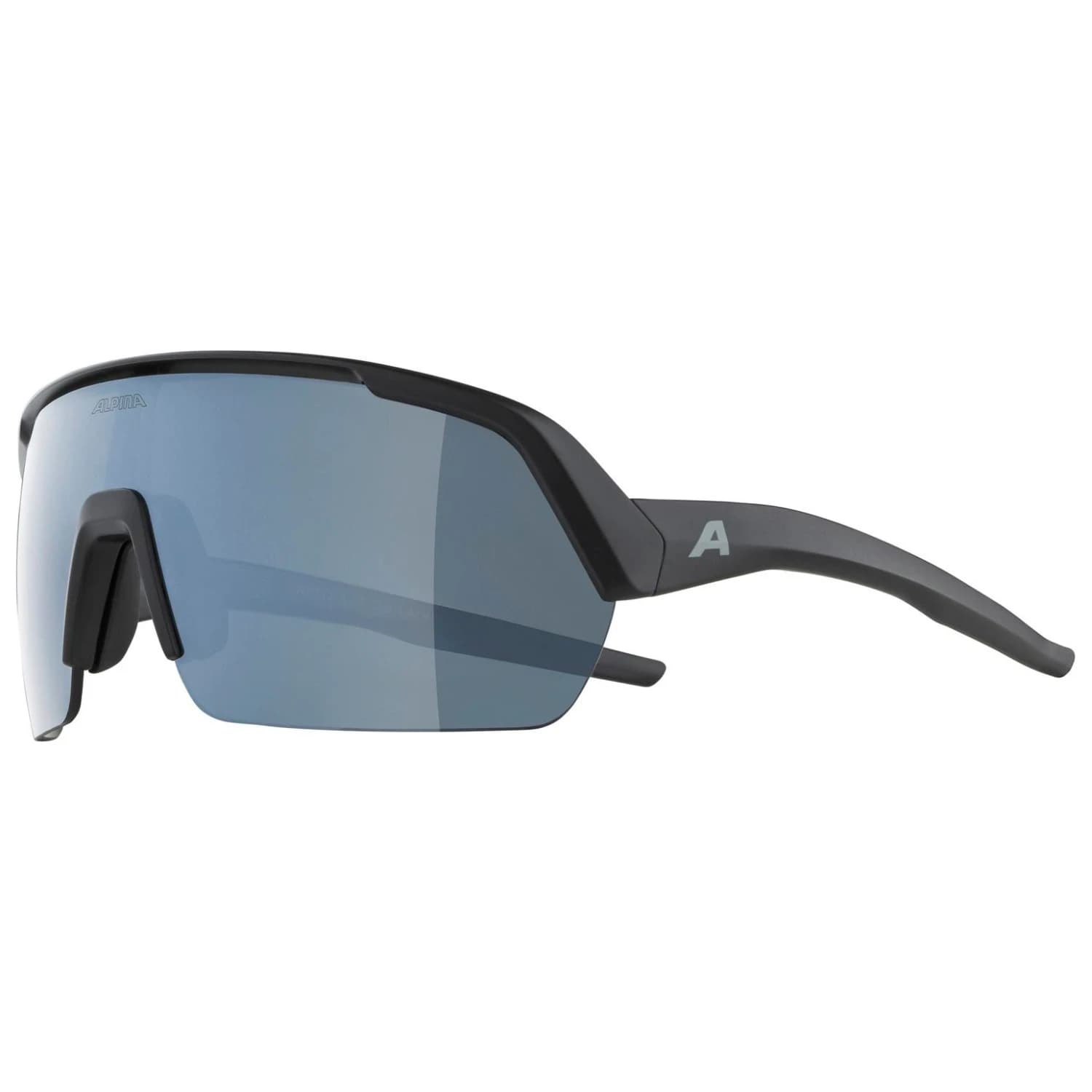Очила за колоездене Alpina Turbo HR Mirror Cat. 3 Cycling glasses - Black Matt / Black Mirror