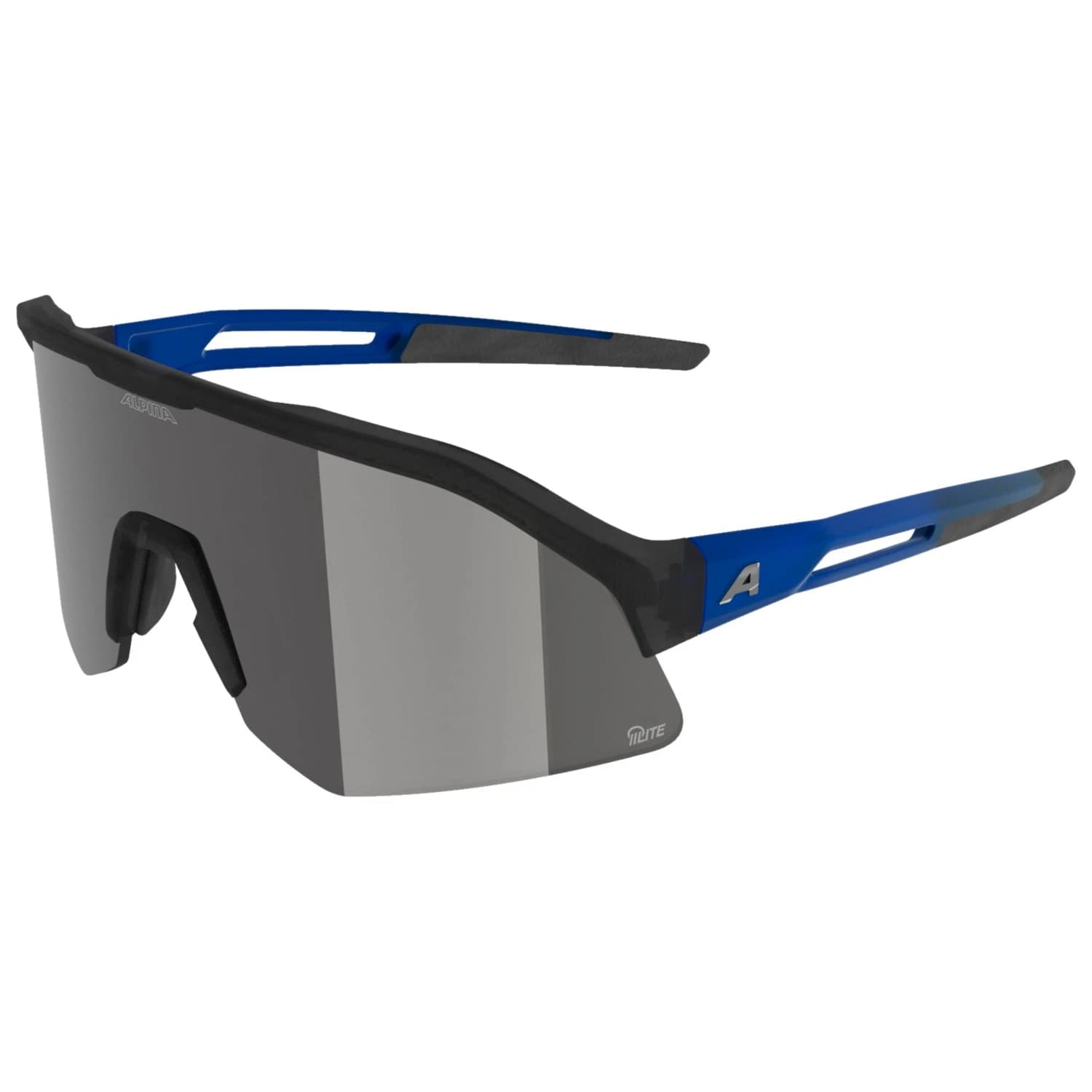 Очила за колоездене Alpina Sonic HR Q-Lite Mirror Cat. 3 Cycling glasses - Midnight / Grey / Blue Translucent / Q-Lite Silver Mirror