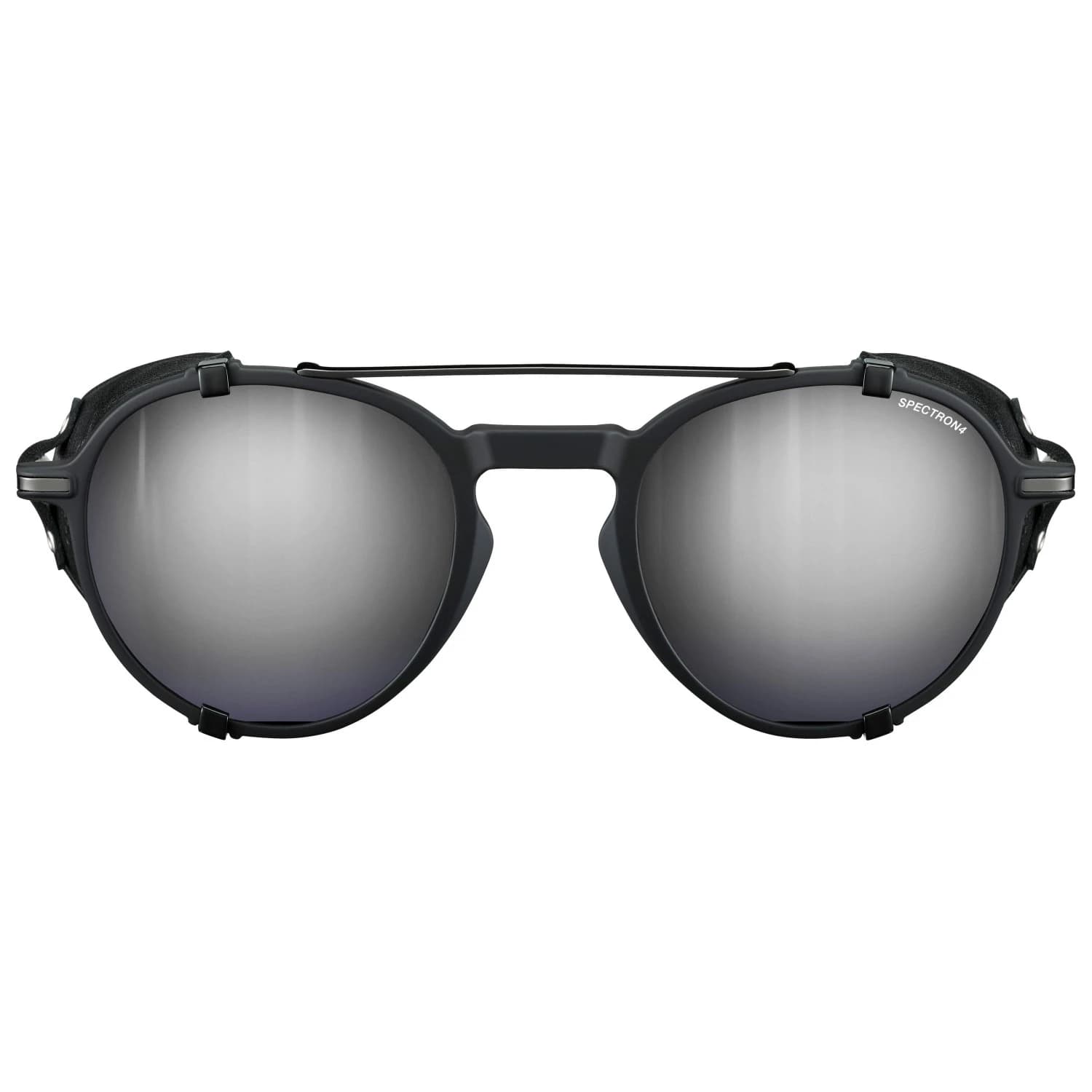 Алпийски очила Julbo Legacy Spectron S4 (VLT 5%) Glacier glasses - Black / White / Black / Silver Flash