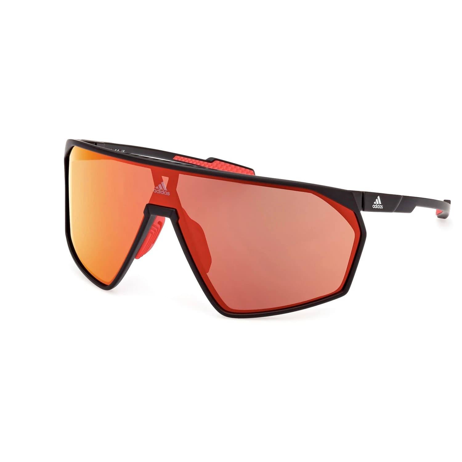Мъжки очила за колоездене Adidas eyewear SP0073 Mirror Cat. 3 (VLT 15%) Cycling glasses - Matte Black