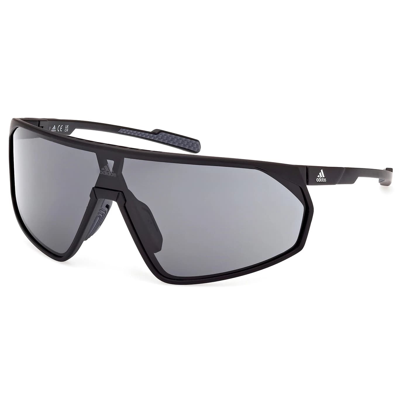 Мъжки очила за колоездене Adidas eyewear SP0074 Cat. 3 Cycling glasses - Matte Black / Smoke