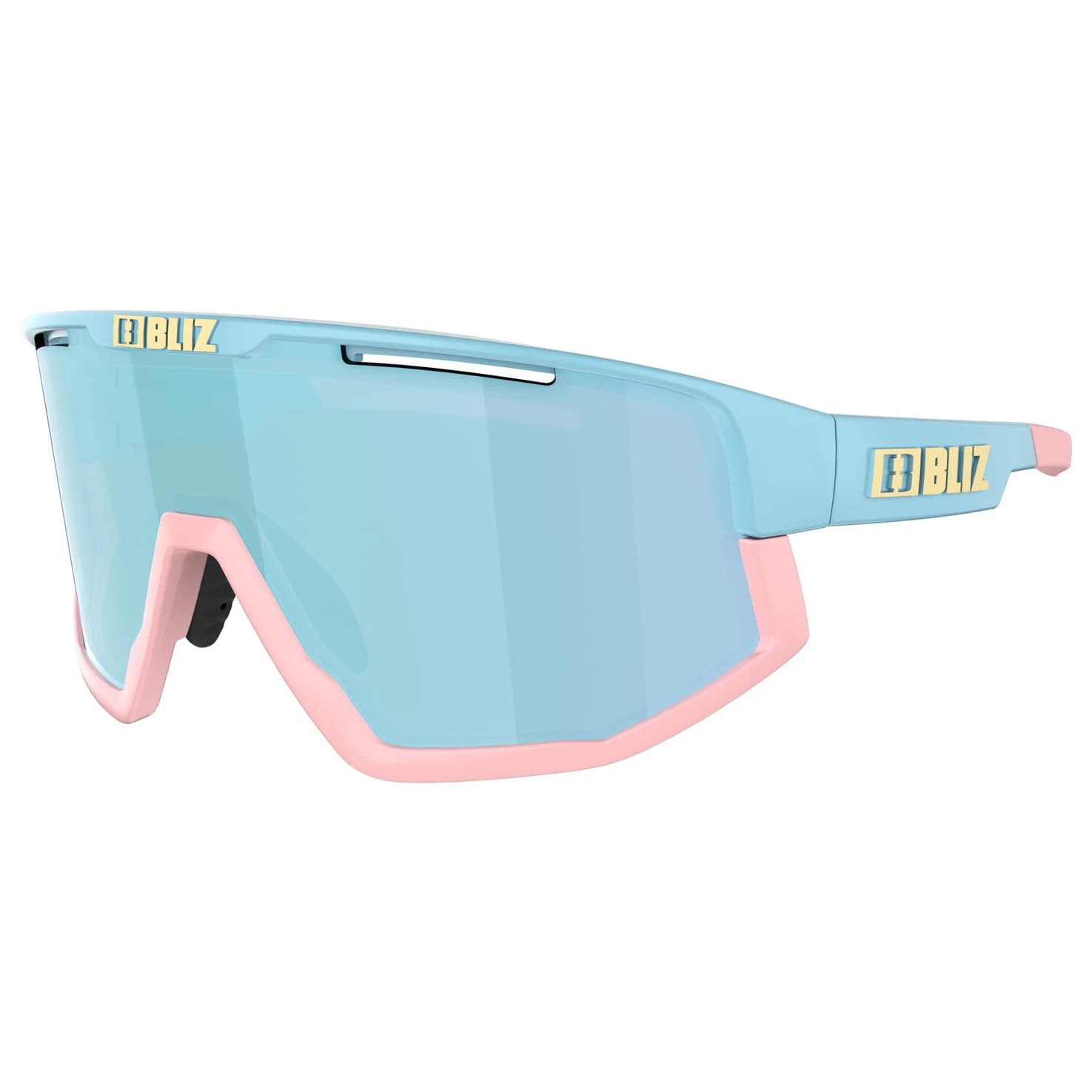 Очила за колоездене Bliz Fusion Small Cycling glasses - Matt Pastel Blue / Smoke with Ice Blue Multi