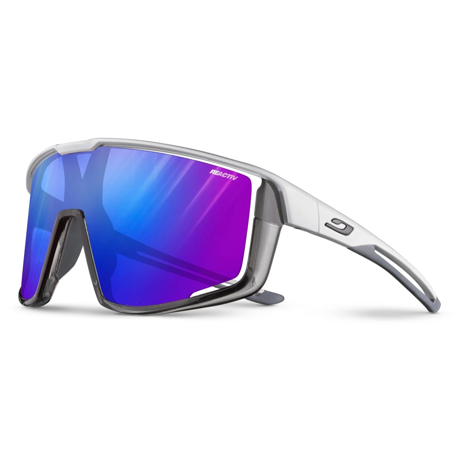 Очила за колоездене Julbo Fury Reactiv HC S1-3 (VLT 13-72%) Cycling glasses - White / Grey / ML Blue