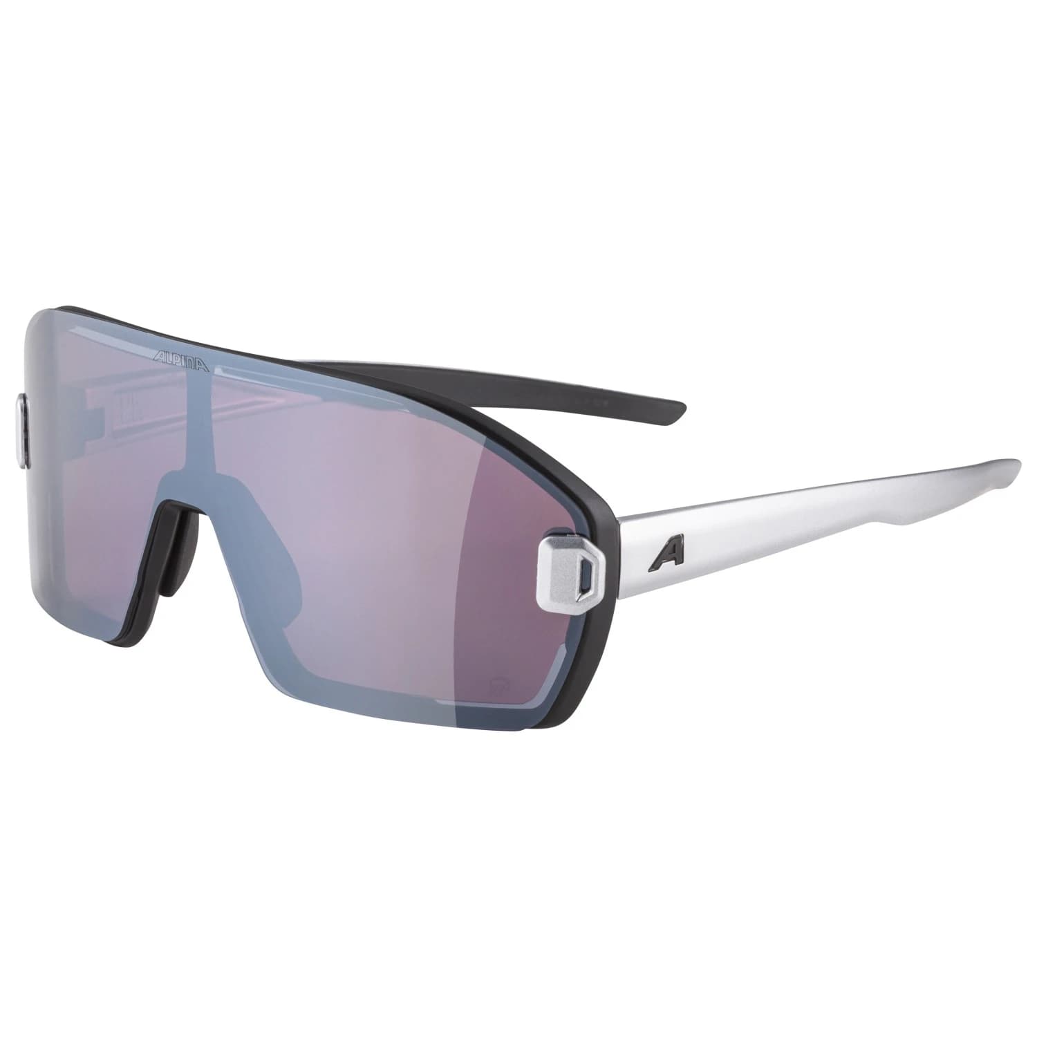 Слънчеви очила Alpina Bonfire Mag Q S1 + Silver S3 Sunglasses - Black Alu Matt / Quattroflex Pink