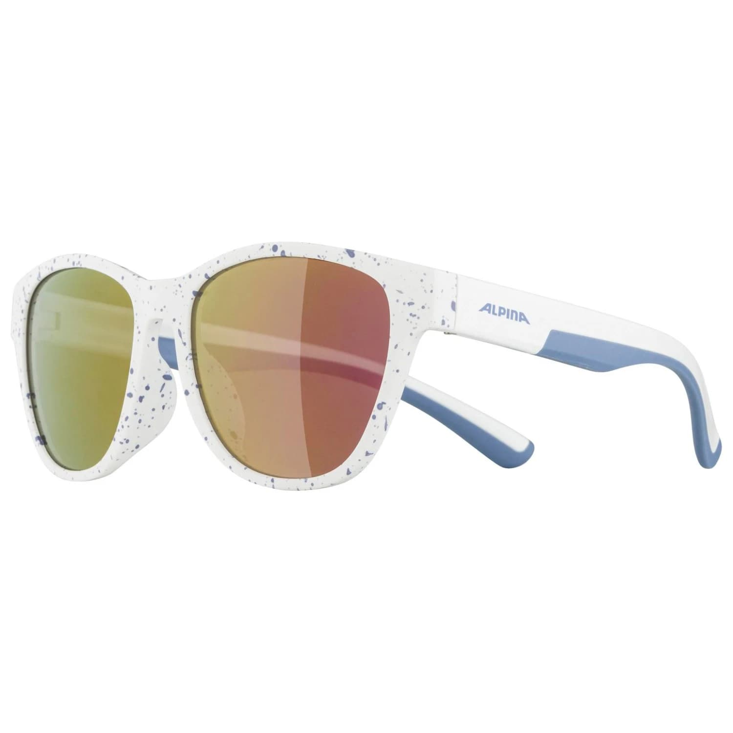 Детски слънчеви очила Alpina Kid's Flexxy Cool II Mirror S3 Sunglasses - White / Lilac Gloss / Smoke Pink Mirror
