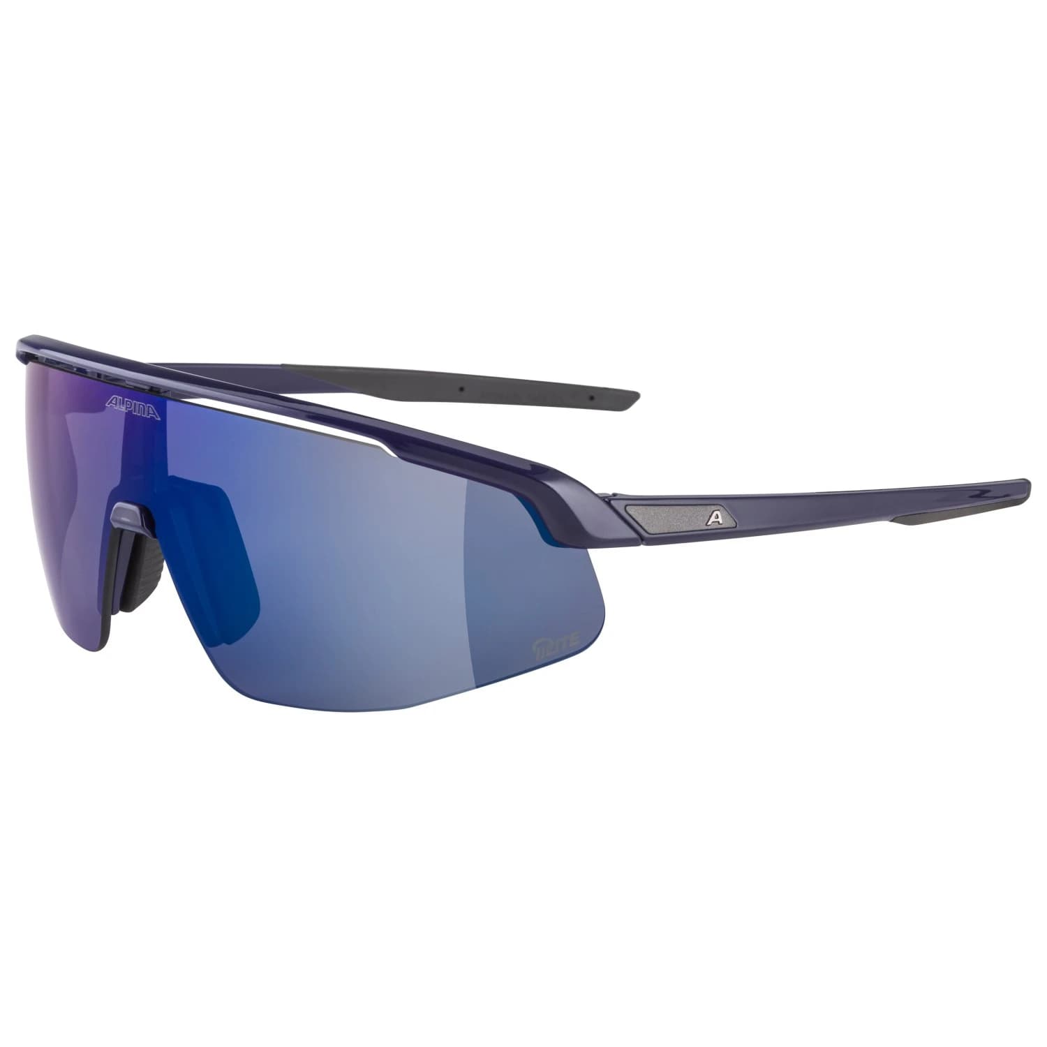 Очила за колоездене Alpina Turbo Pro Q-Lite Mirror S3 Cycling glasses - Miracle Blue Gloss / Q-LITE Grey / Blue Mirror