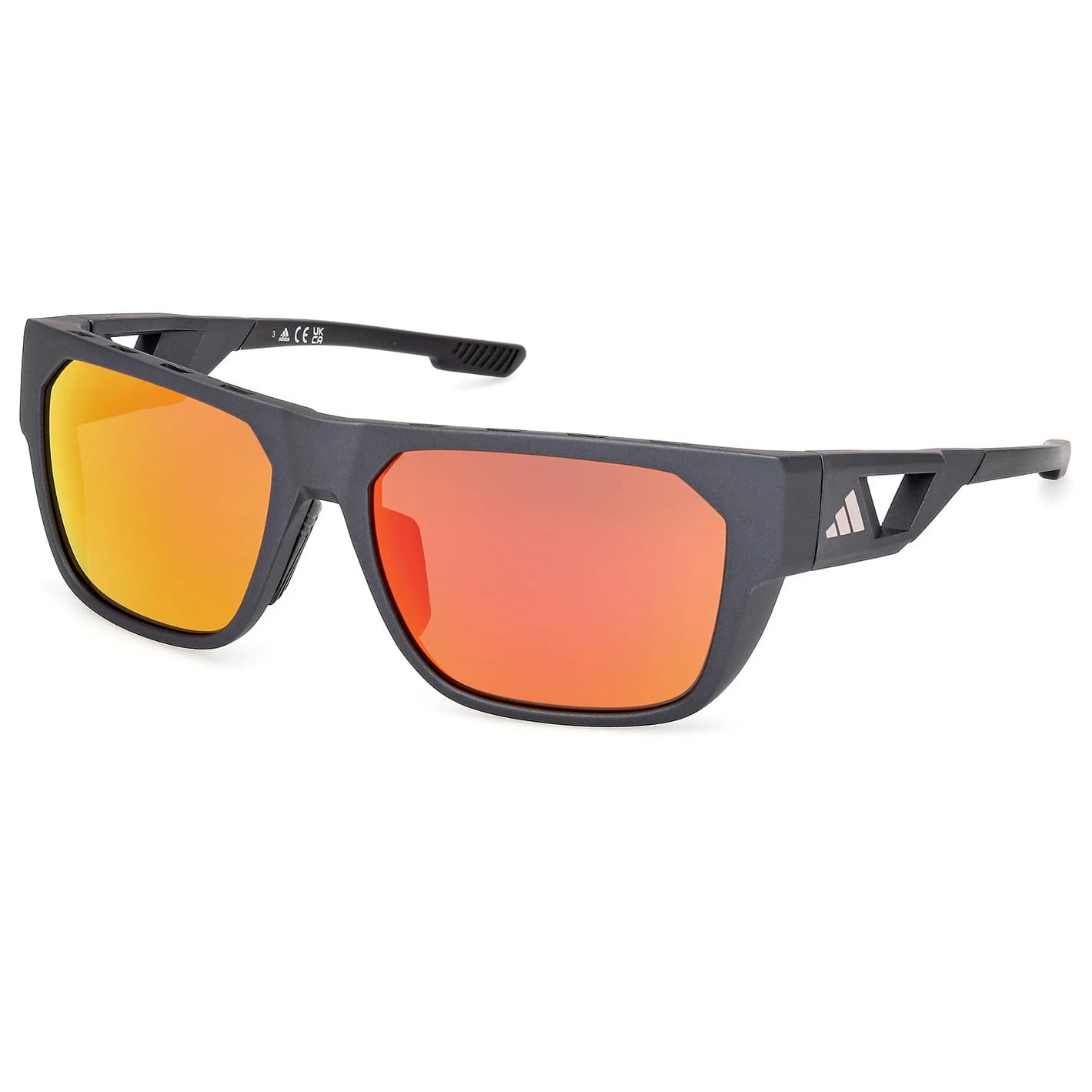 Мъжки очила за колоездене Adidas eyewear SP0102 Mirror Cat: 3 Cycling glasses - matte black