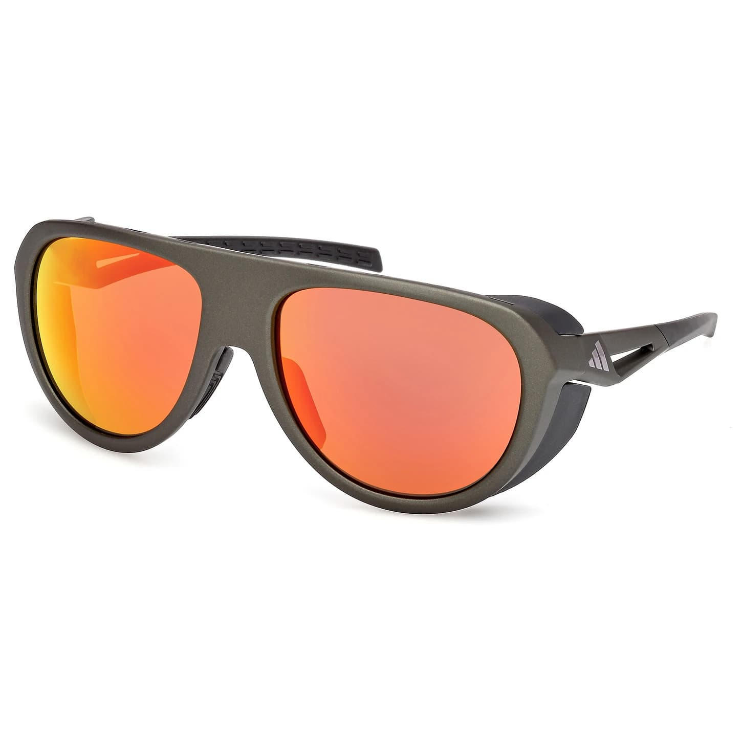 Очила за колоездене Adidas eyewear SP0110 Mirror Cat: 3 Sunglasses - Matte Dark Green / Roviex Mirror