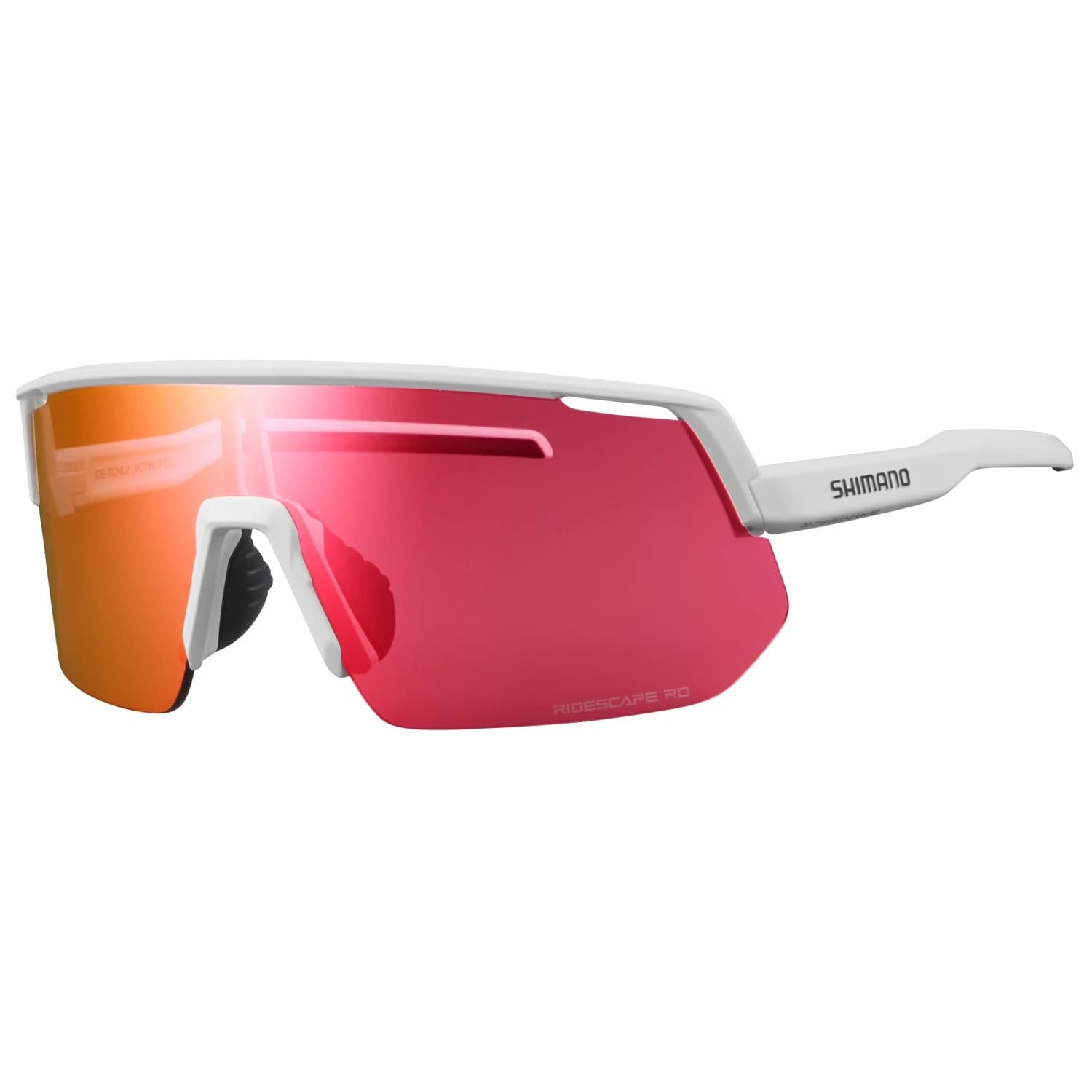 Очила за колоездене Shimano Technium L Road VLT 21% Cycling glasses - Matte White / Ridescape Road