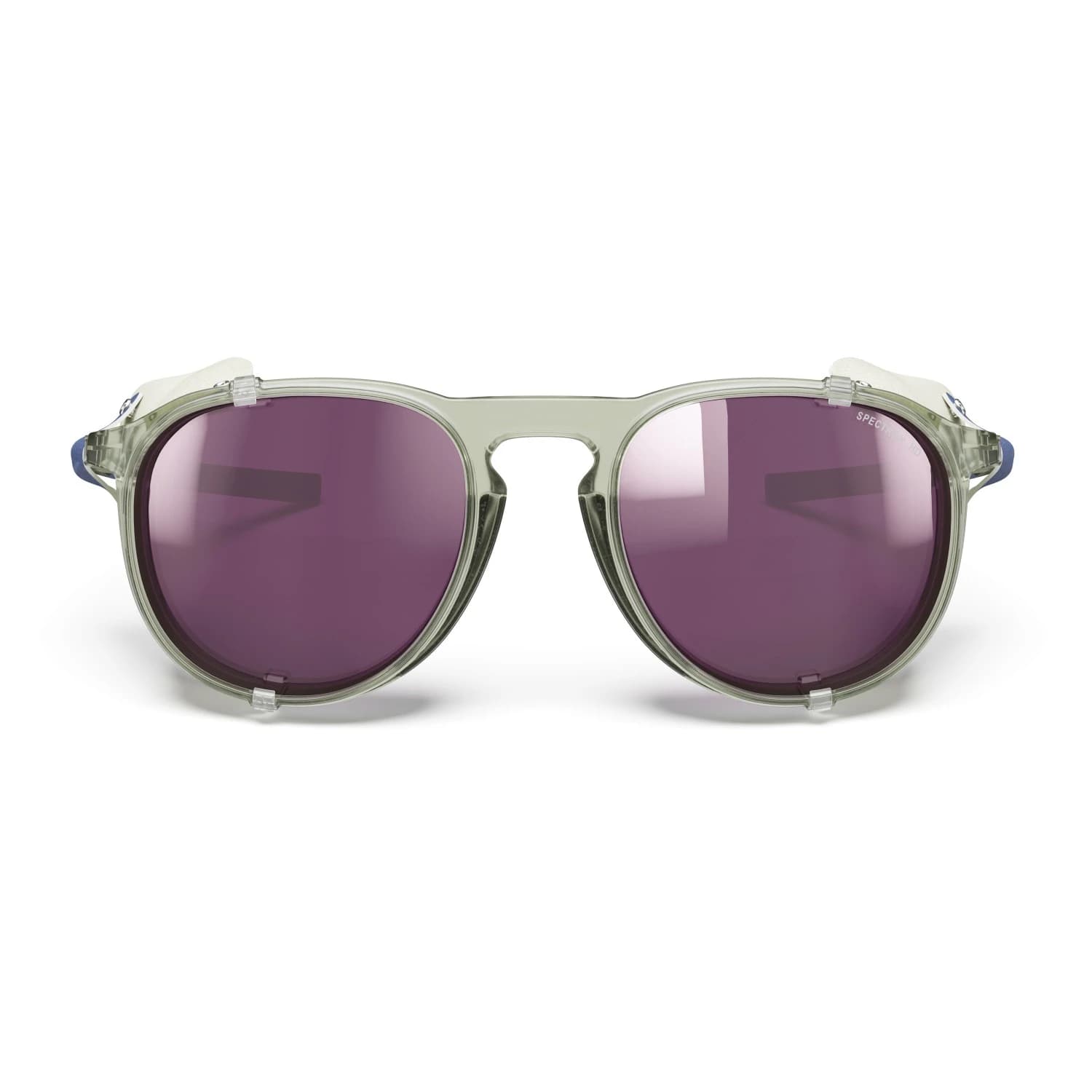 Алпийски очила Julbo Millenium Spectron HD Polarized S3 (VLT 12%) Glacier glasses - Green Army / White / Blue