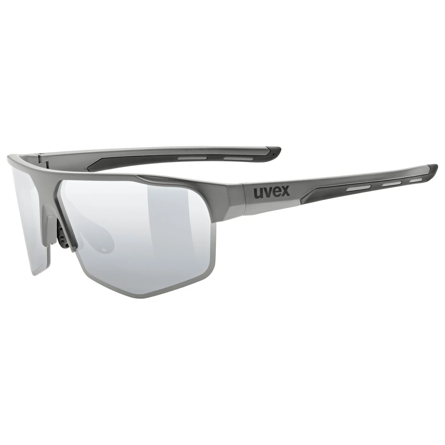 Слънчеви очила Uvex Axos Set Cat. 3 (VLT 15%) + Clear Cat. 0 (VLT 92%) Sunglasses - Grey Matt