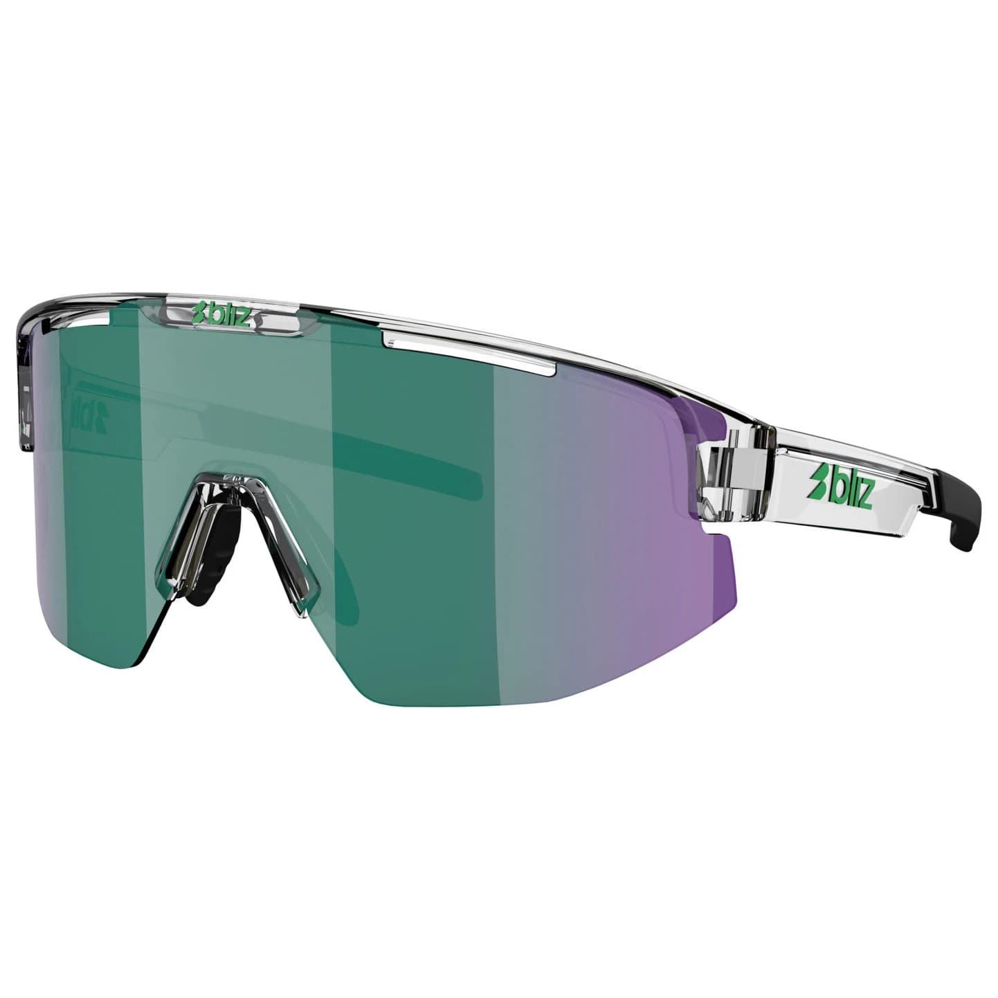 Очила за колоездене Bliz Matrix Small Cat. 3 Cycling glasses - Transparent White / Brown with Green Multi