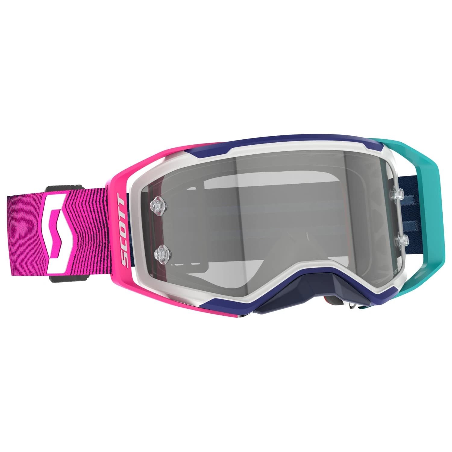 Маска Scott Prospect 2.0 Light Sensitive S1-2 Goggles - Stealth Blue / Radiant Pink / Glas: Grey